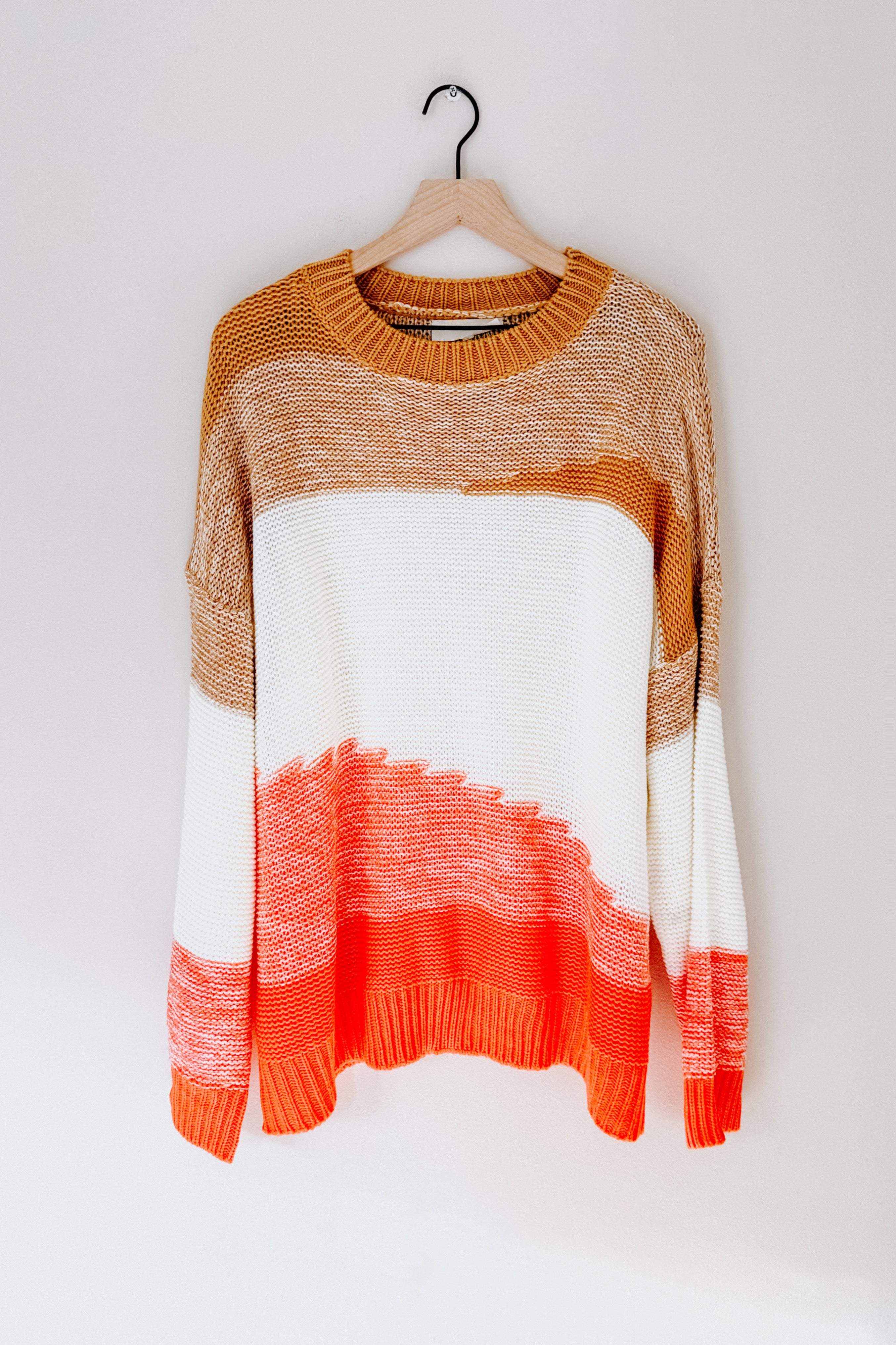 Come Around Color Block Sweater