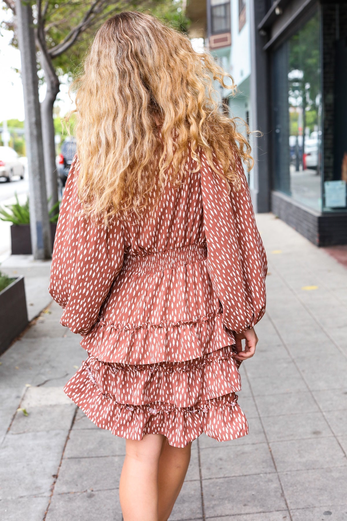 Little Bit Of Love Ruffle Tiered Dress