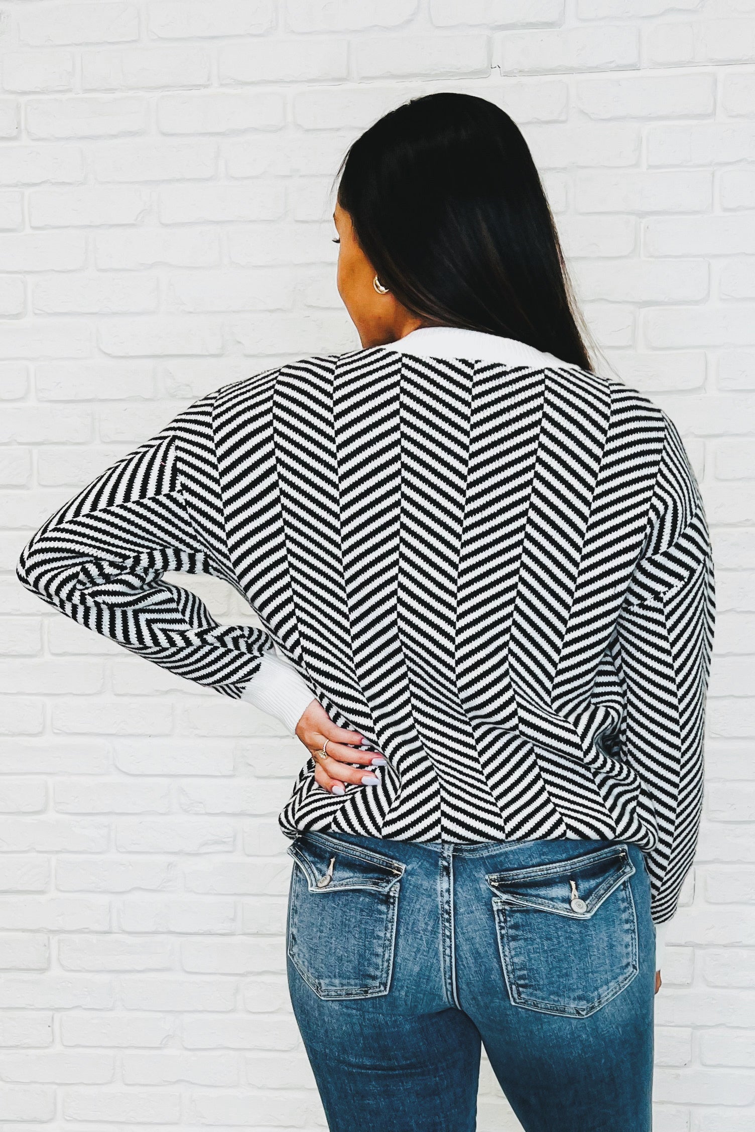 Super Secret Chevron Sweater