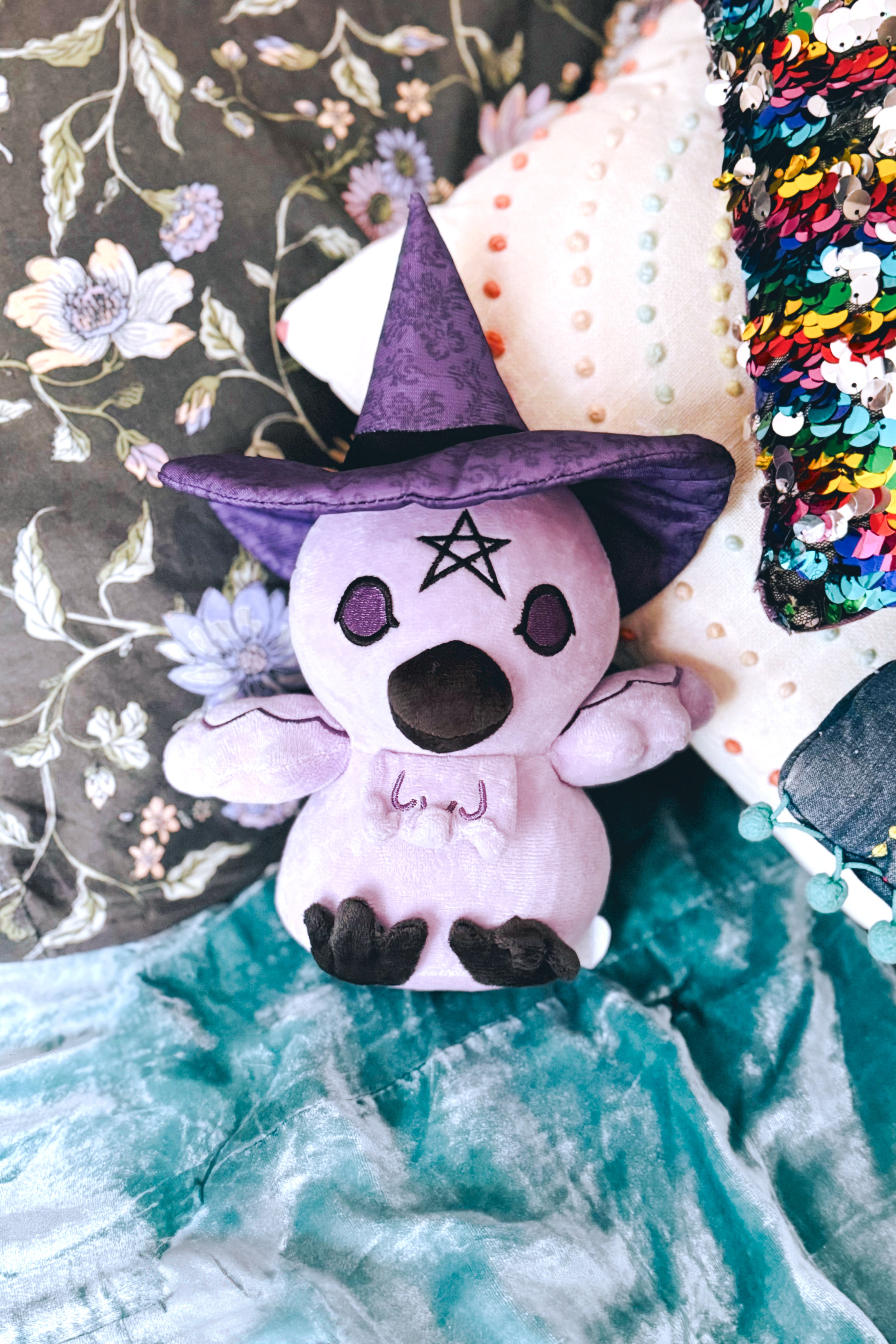 Marie Corveau The Witchy Lavender Crow Plushie