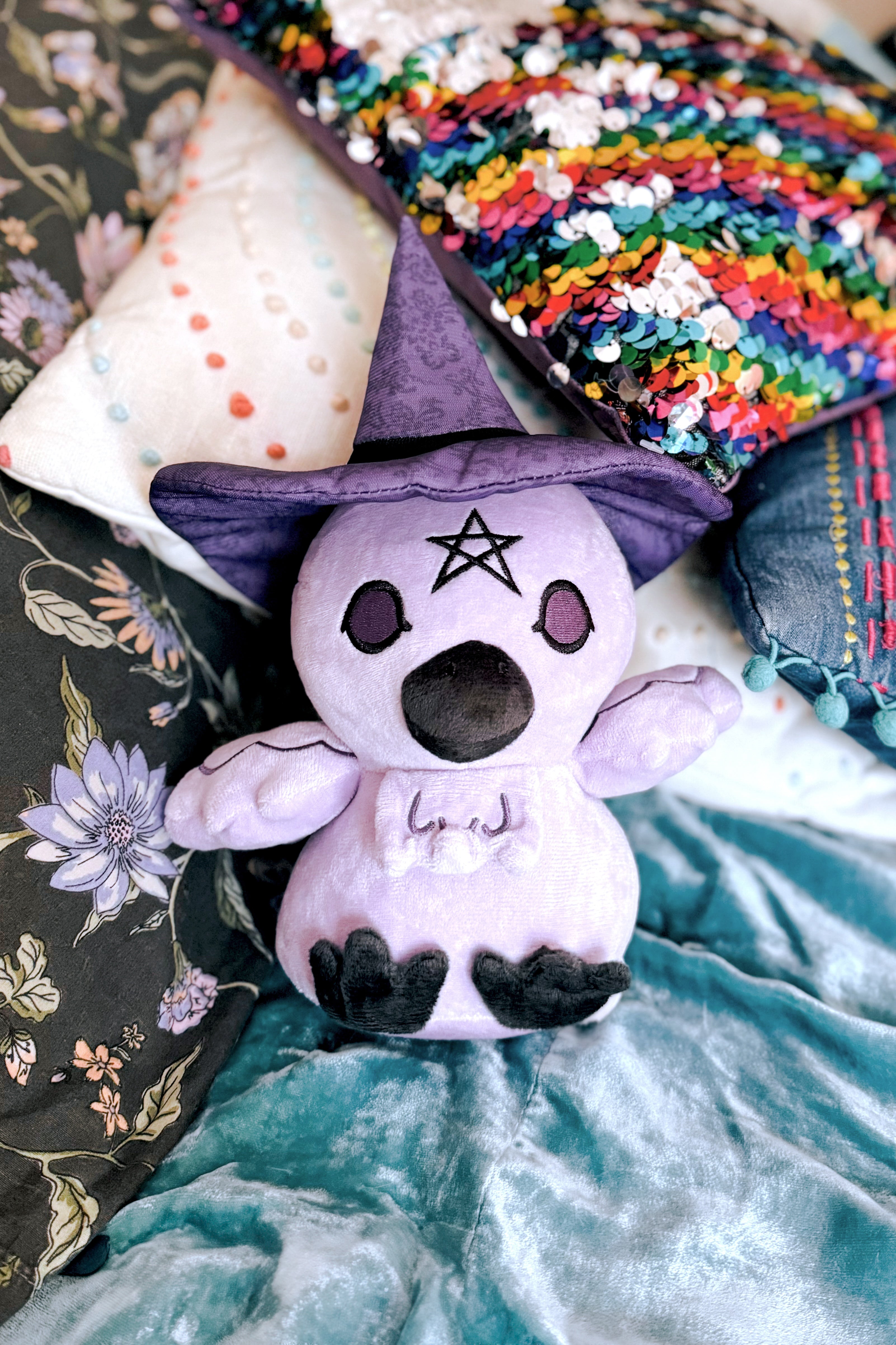 Marie Corveau The Witchy Lavender Crow Plushie