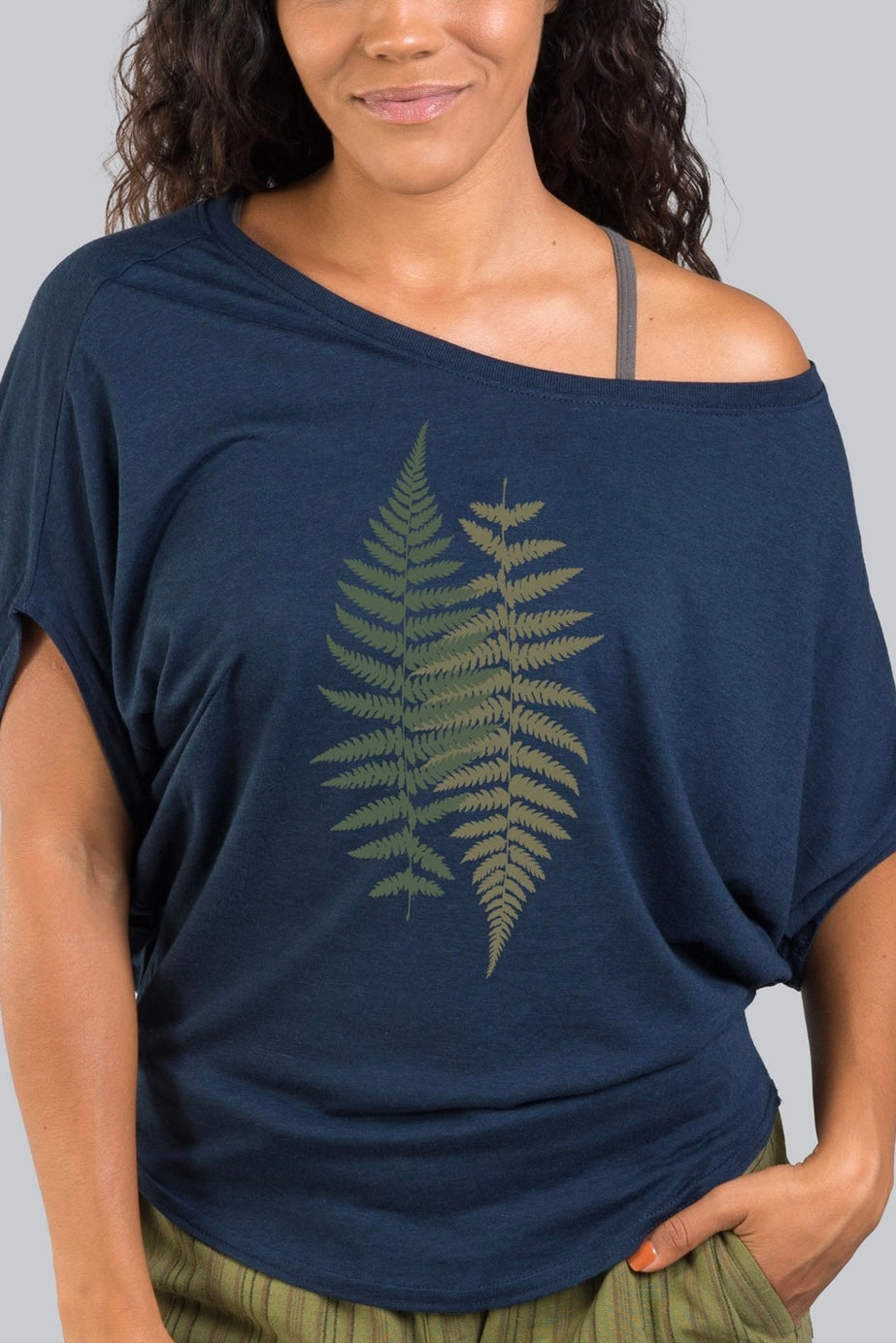 With The Ferns Bamboo Dolman Top