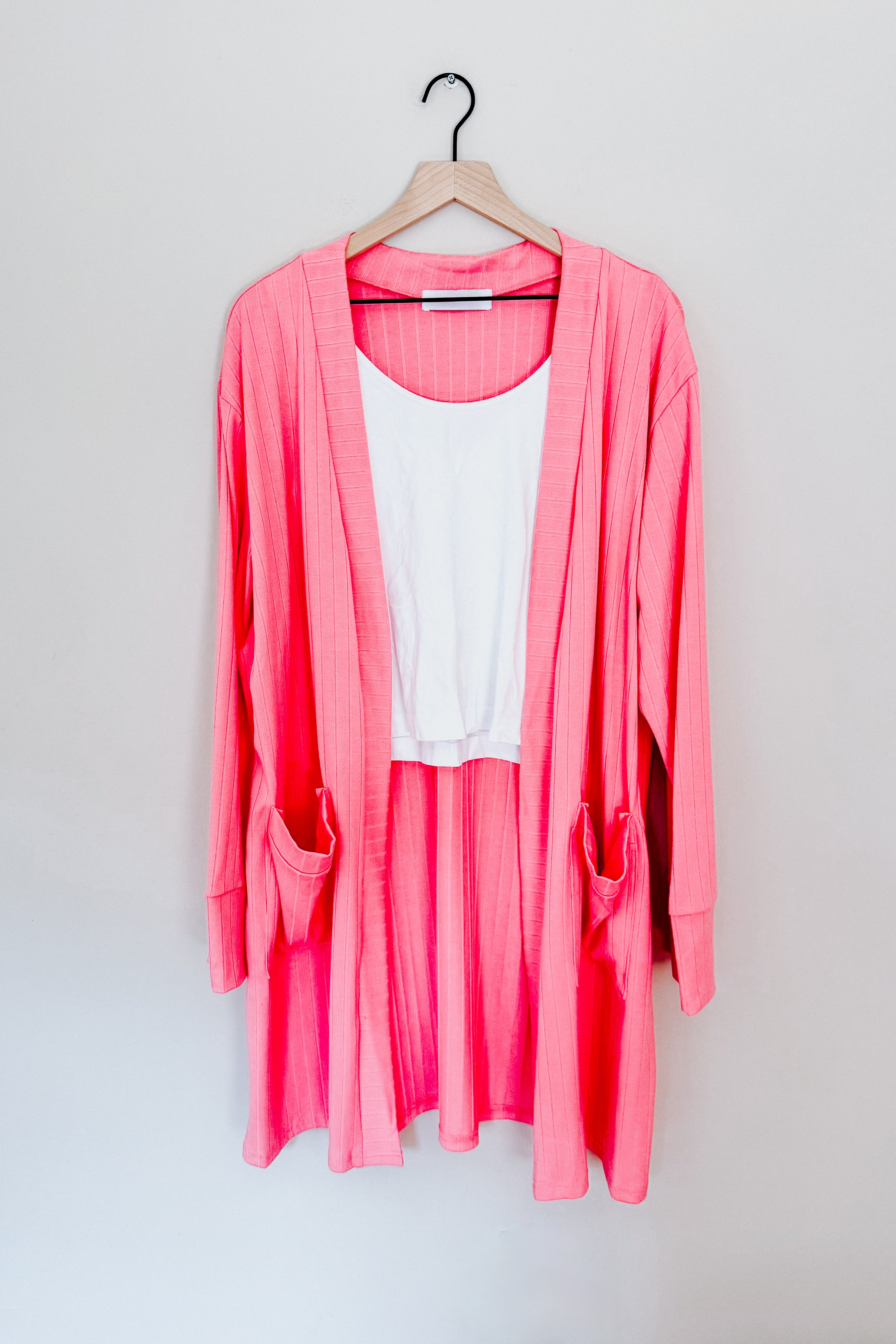 Modern Idealist Open Front Cardigan