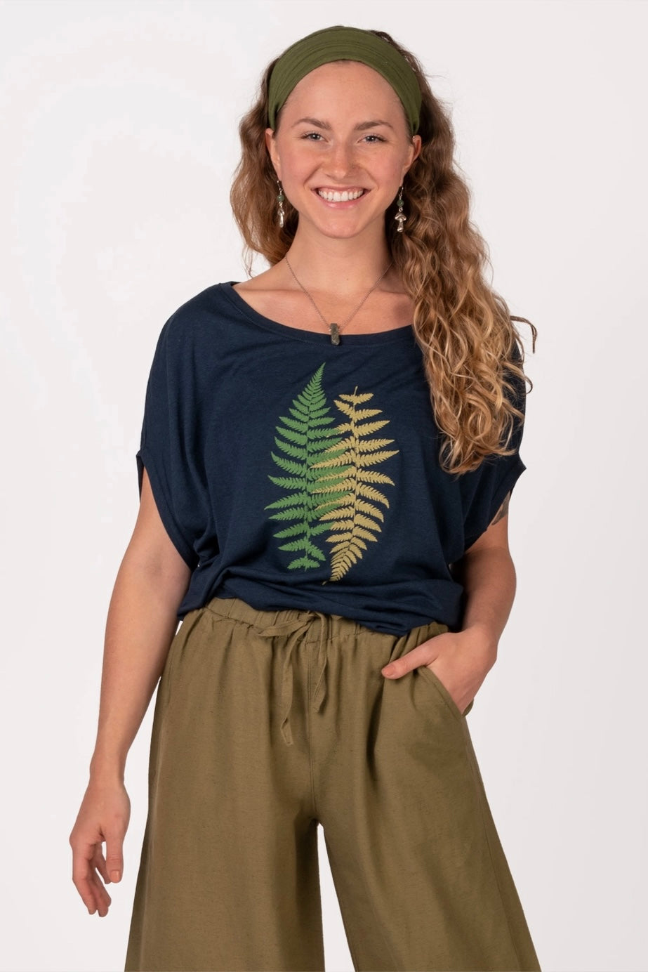 With The Ferns Bamboo Dolman Top