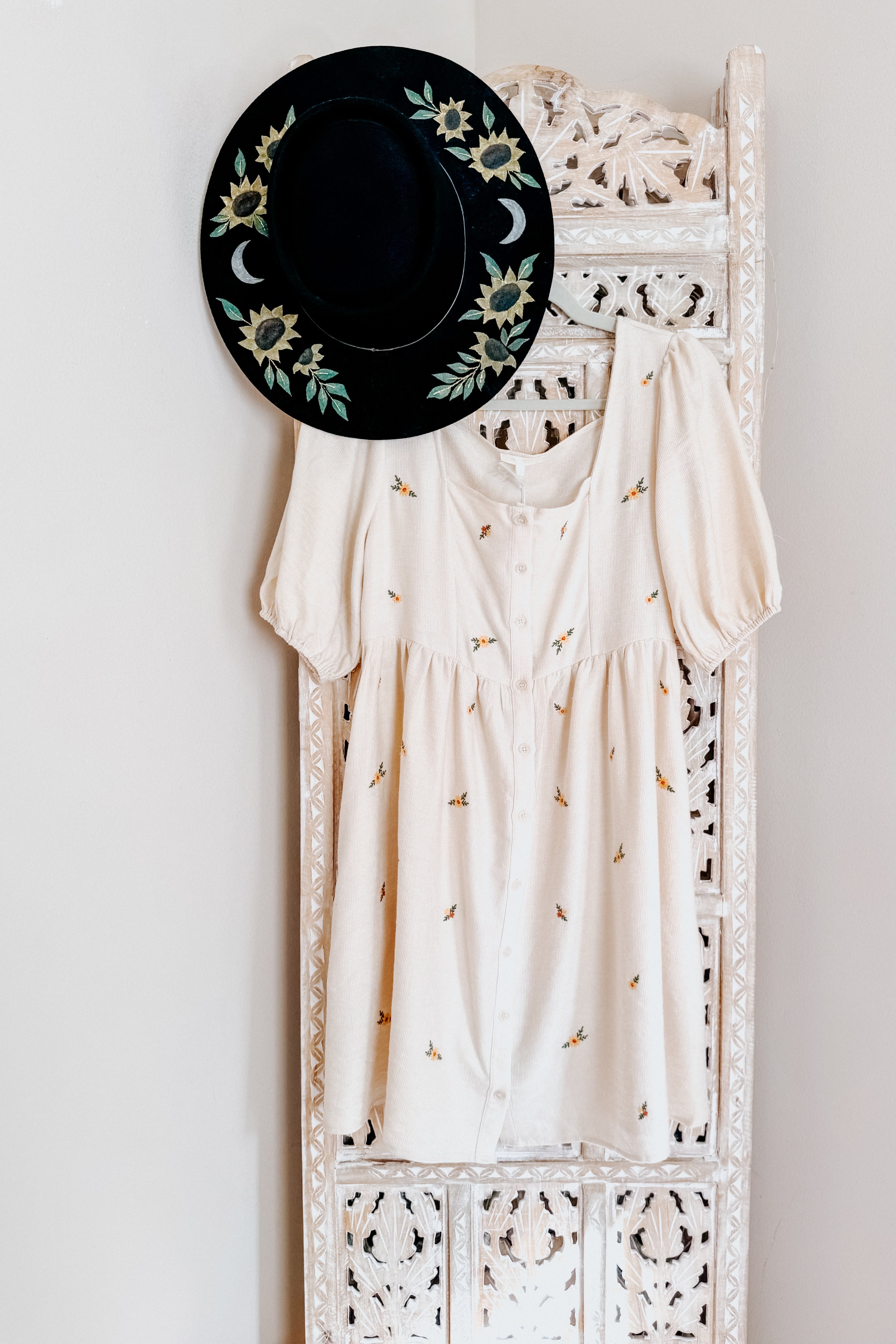 Dream a Little Dream Embroidered Dress