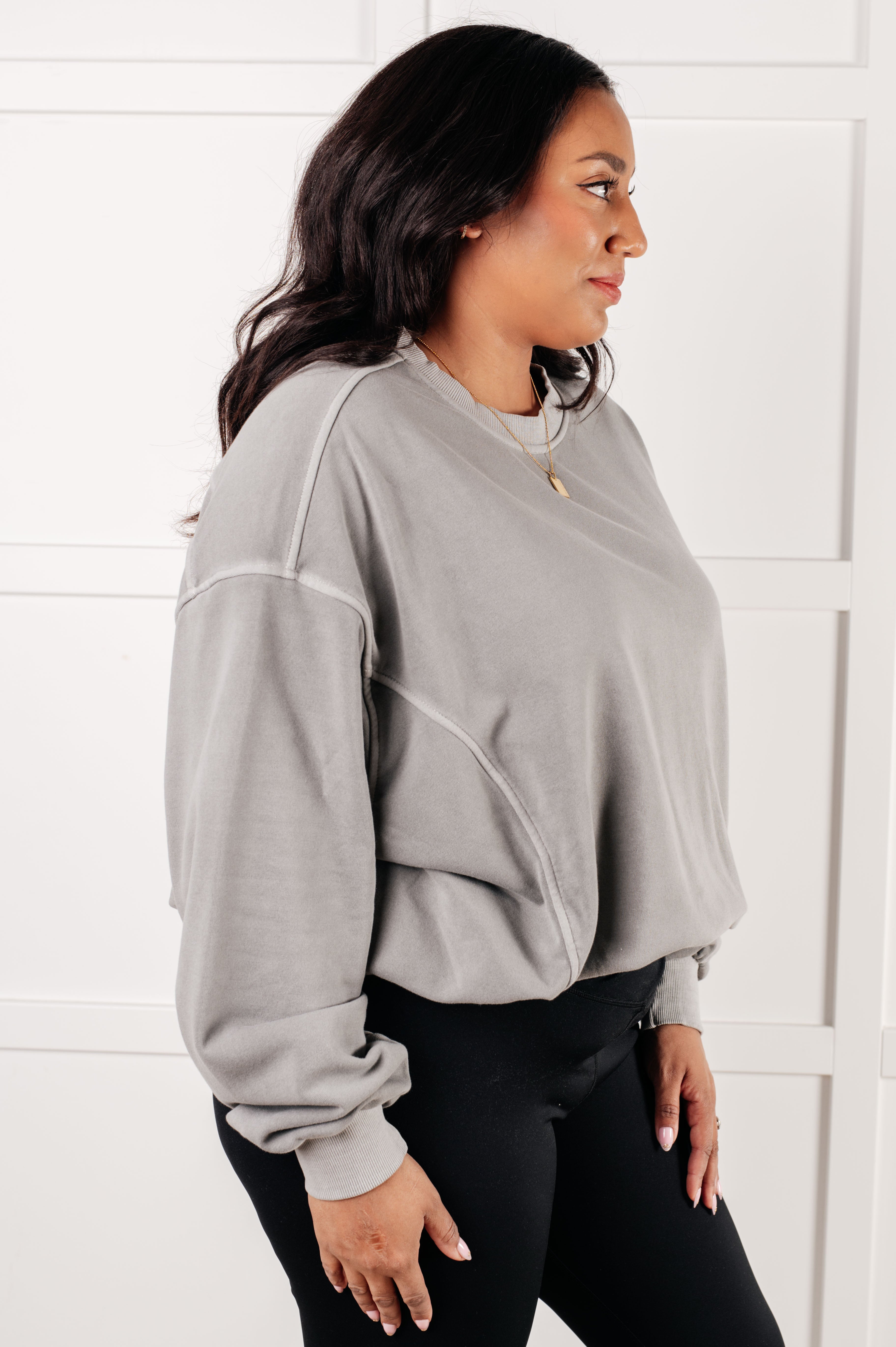 Beyond the Basics Pullover • Sleet