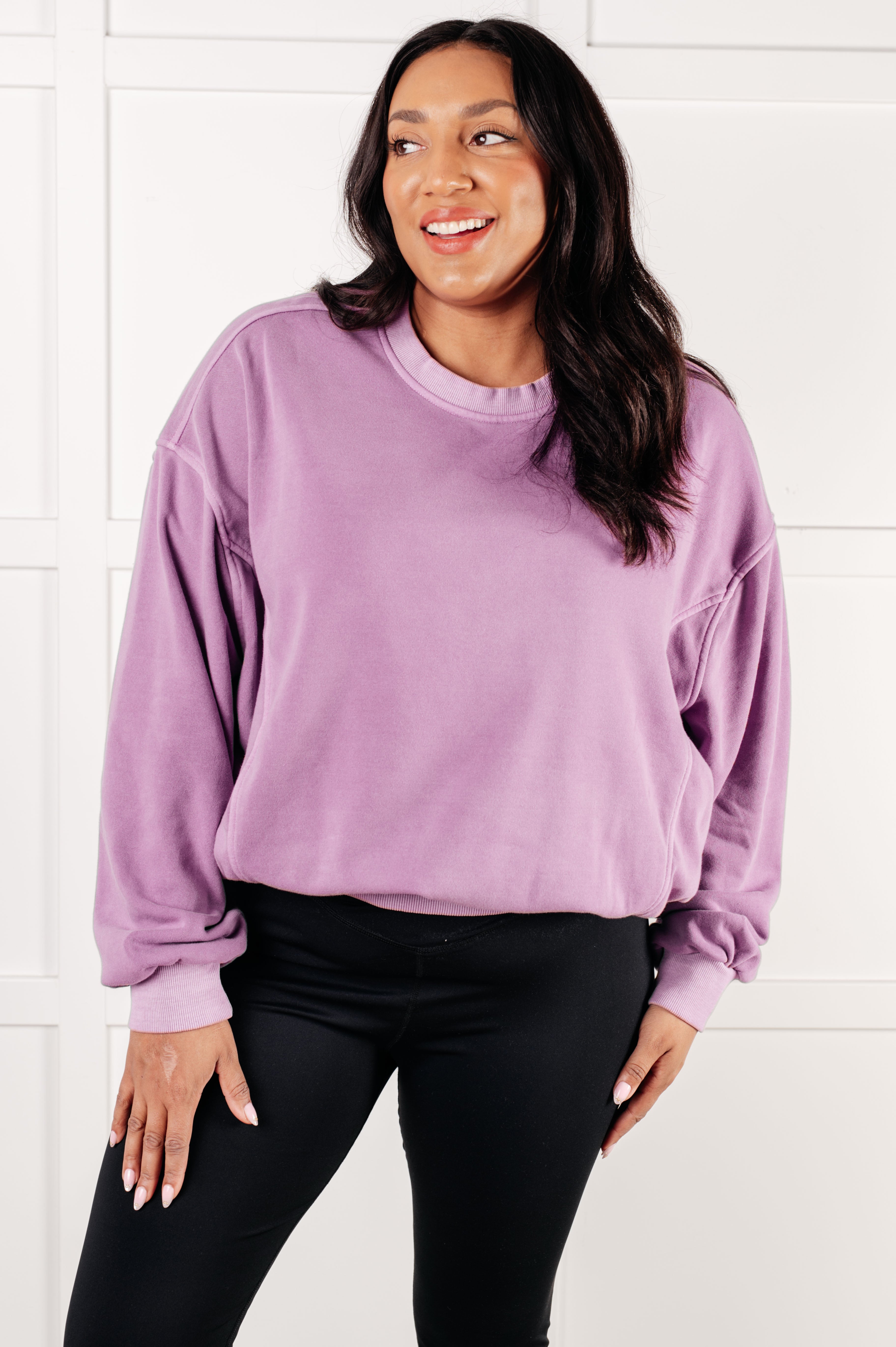 Beyond the Basics Pullover • Violet