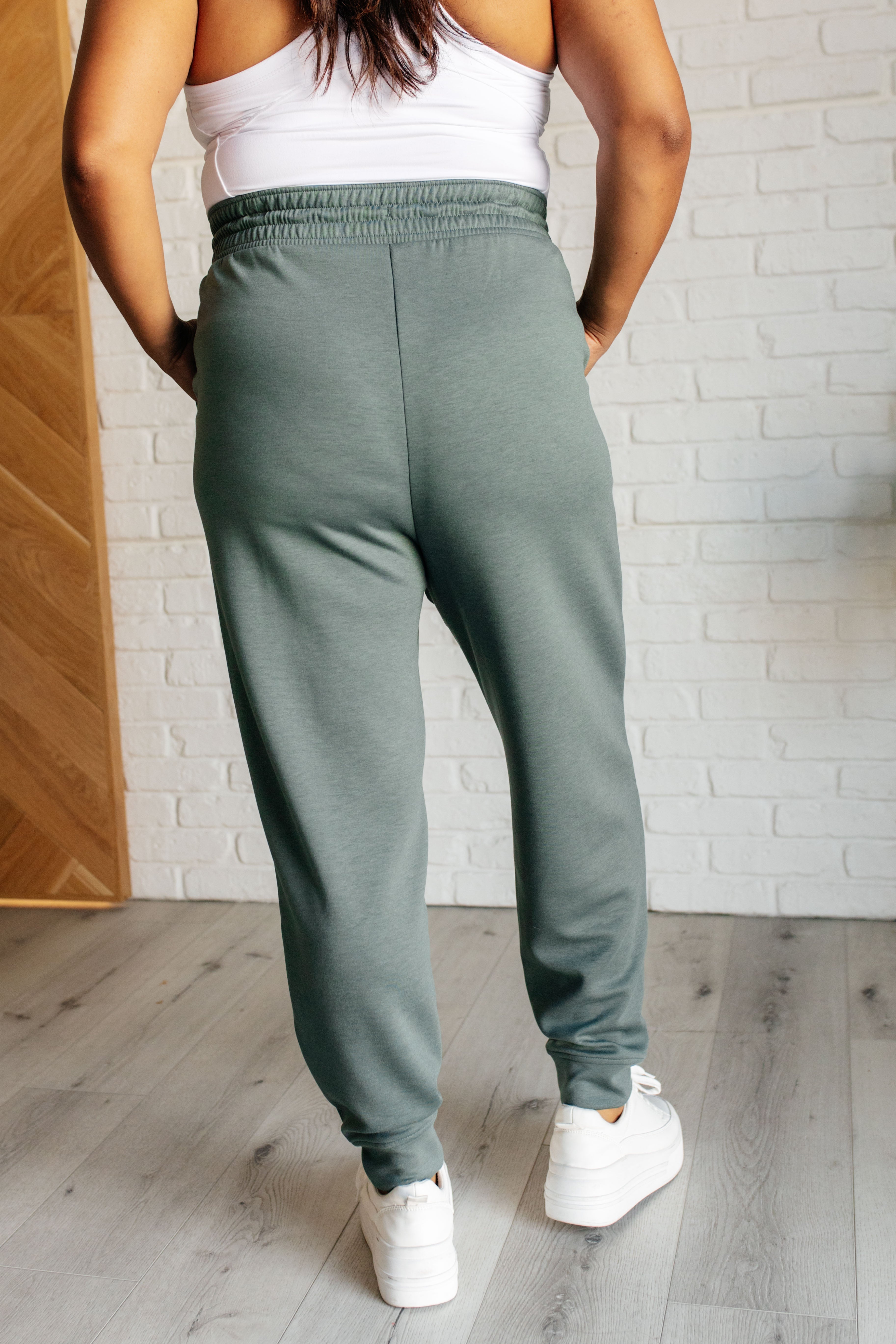 Center Seam Scuba Joggers • Ash Jade