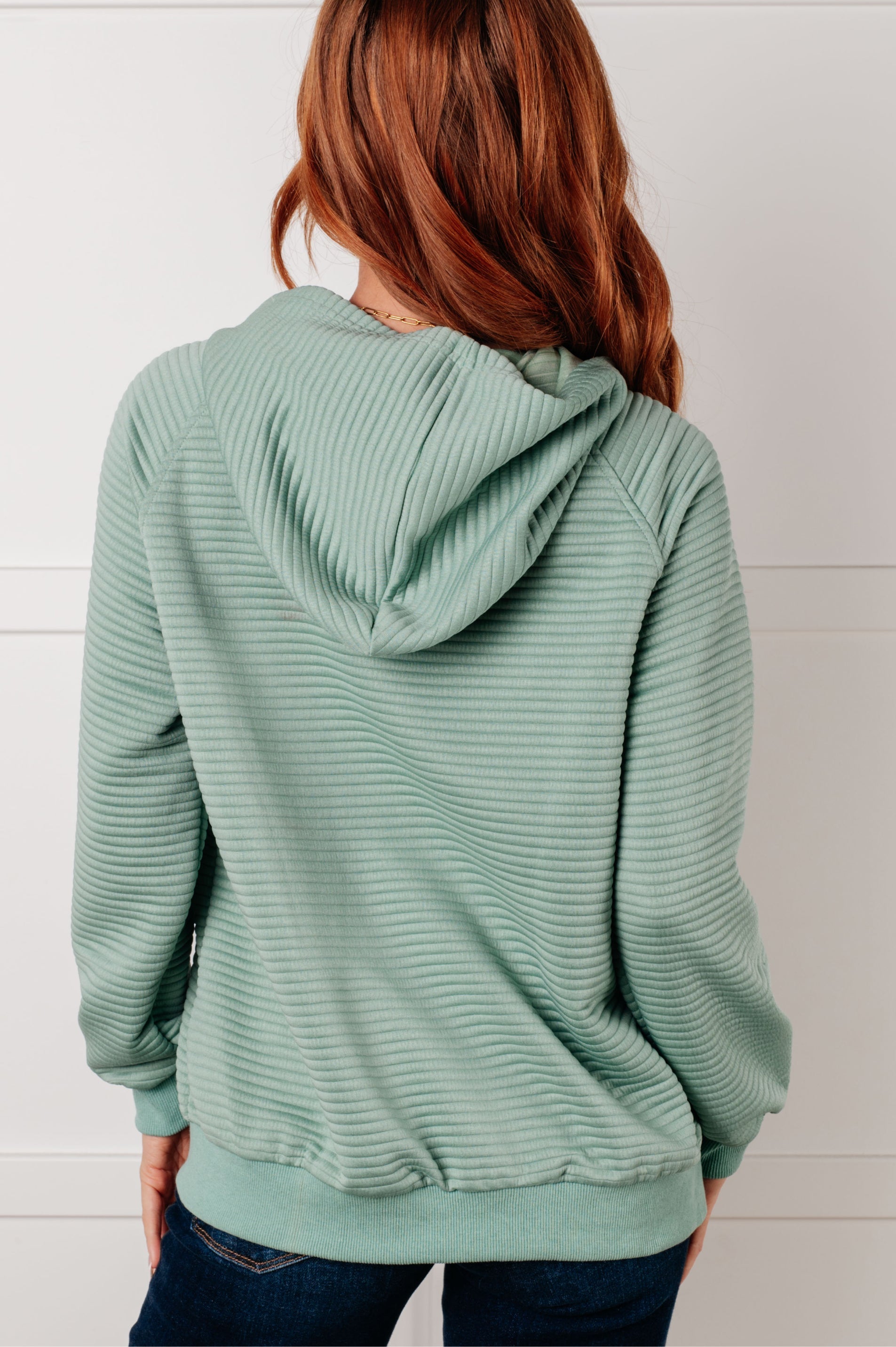 Crosswalk Textured Hoodie • Green