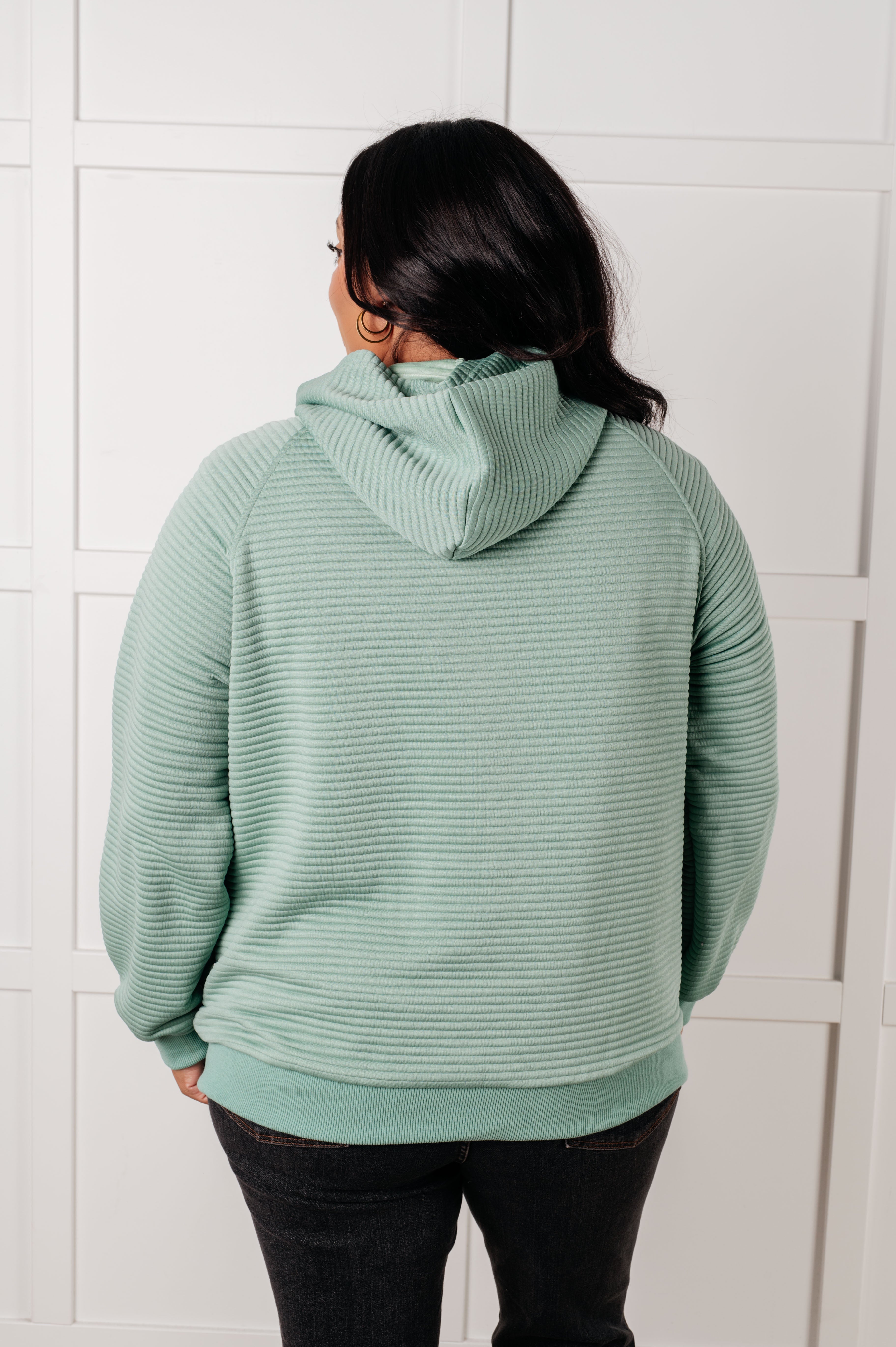 Crosswalk Textured Hoodie • Green