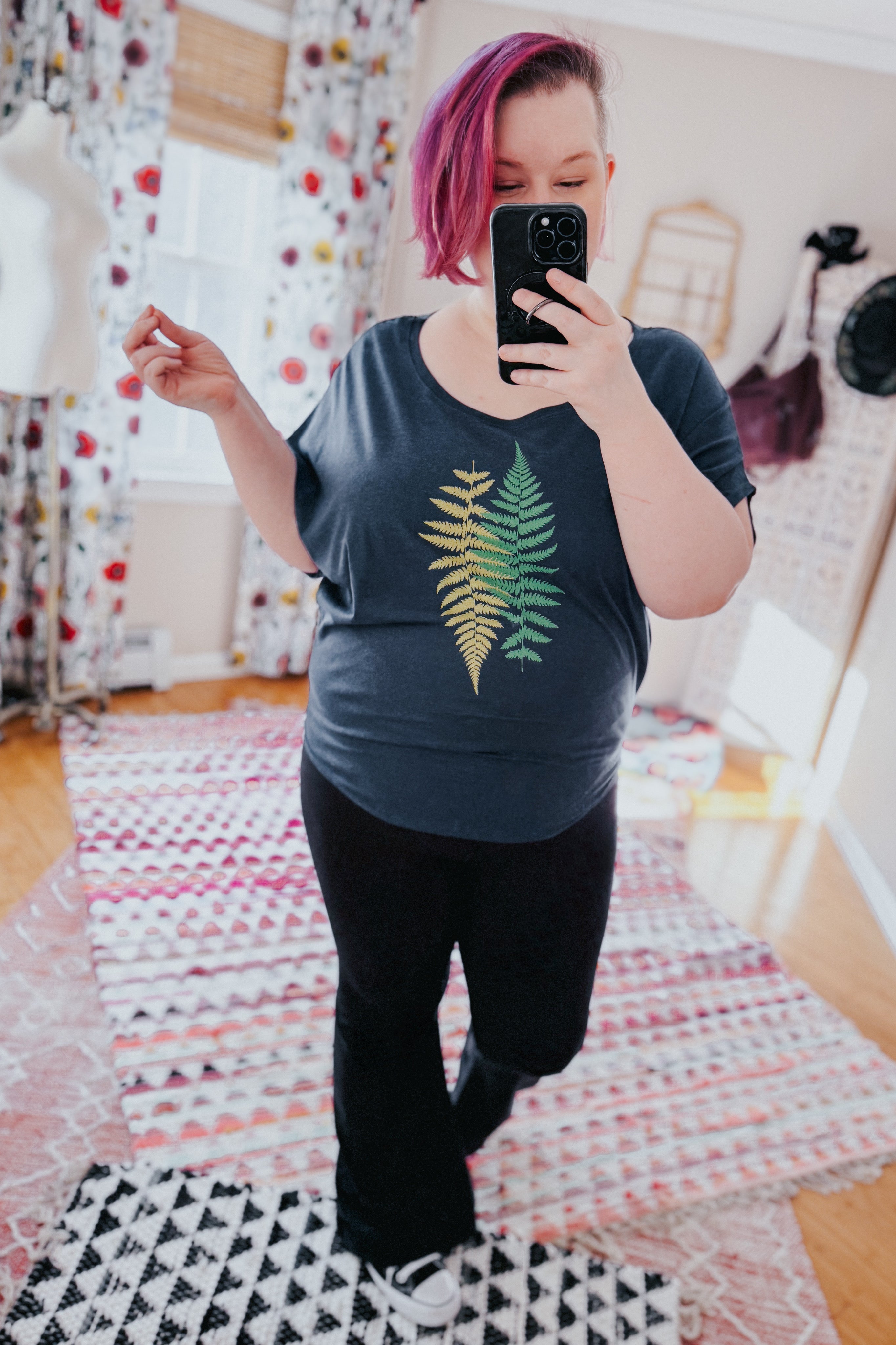 With The Ferns Bamboo Dolman Top