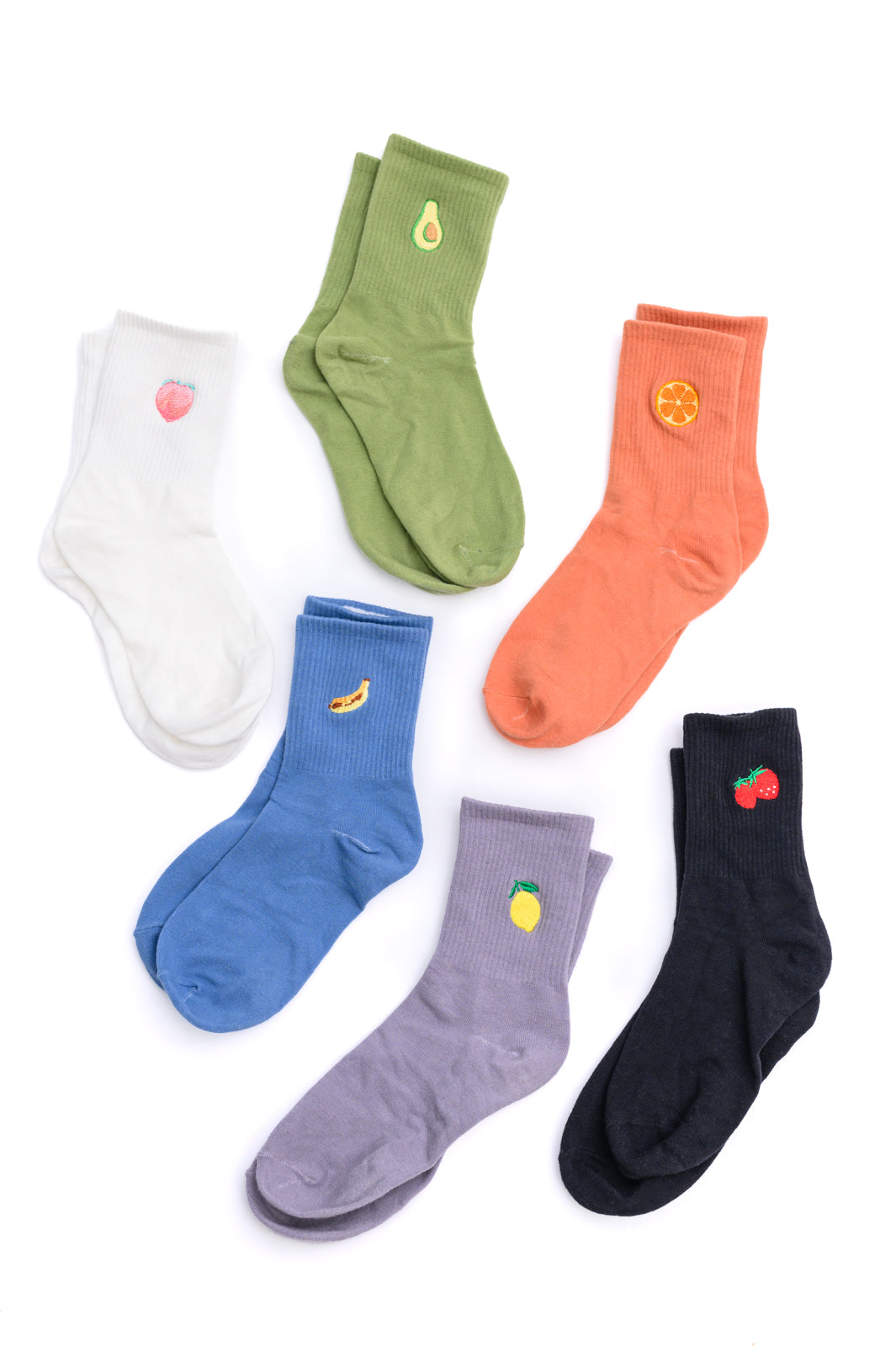 Fruit Snack Socks • Set of 6