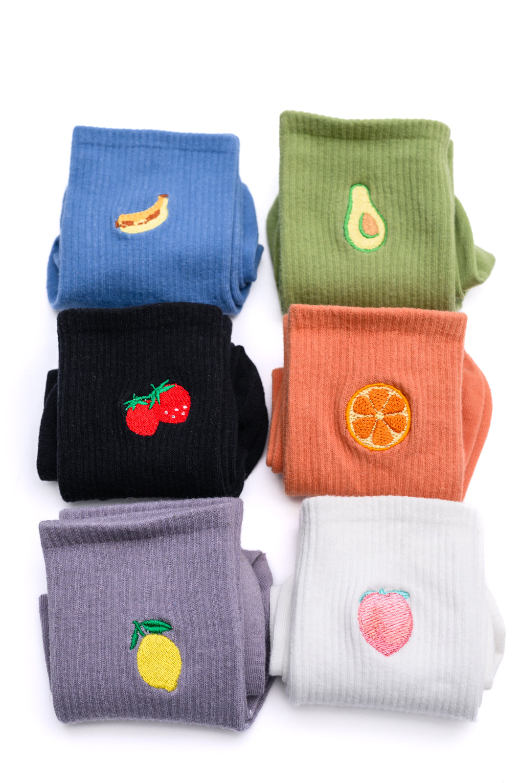 Fruit Snack Socks • Set of 6