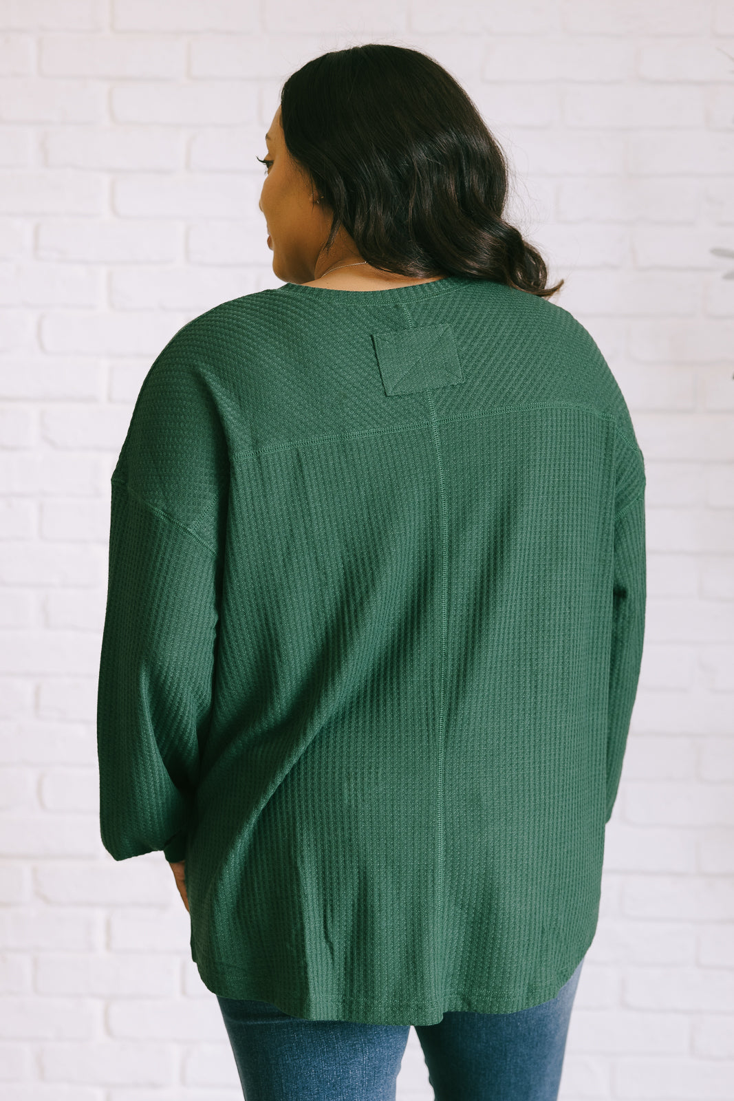 Good Things Are Coming V-Neck Top • Green