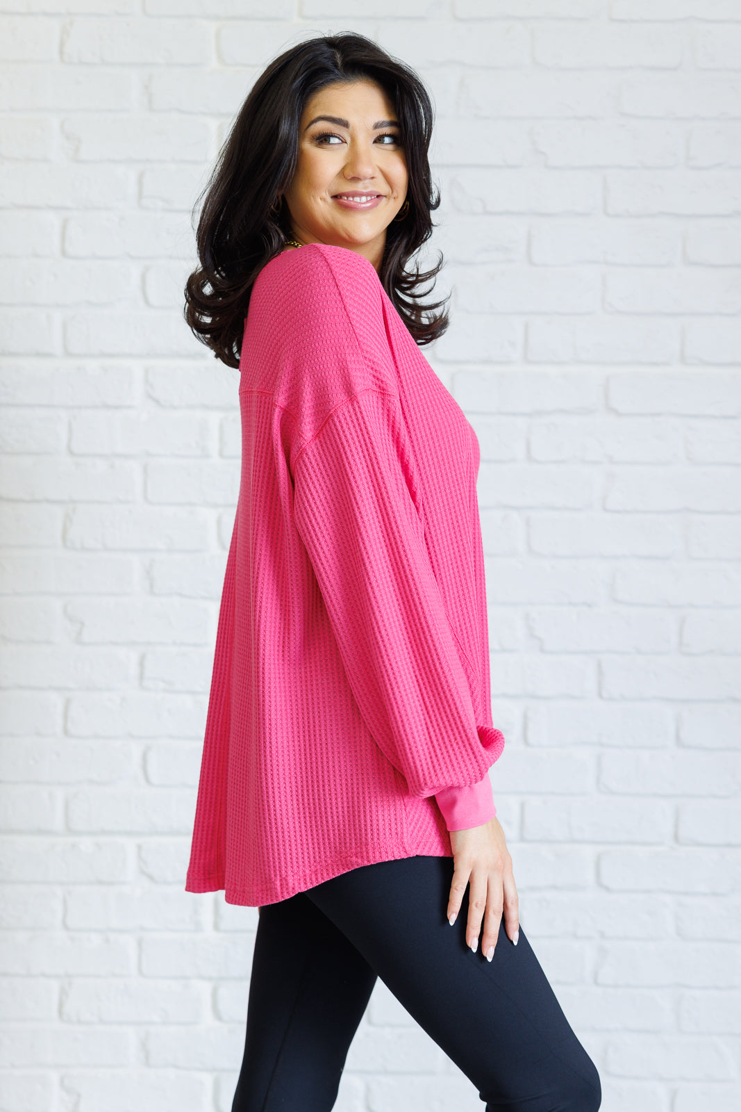 Good Things Are Coming V-Neck Top • Pink