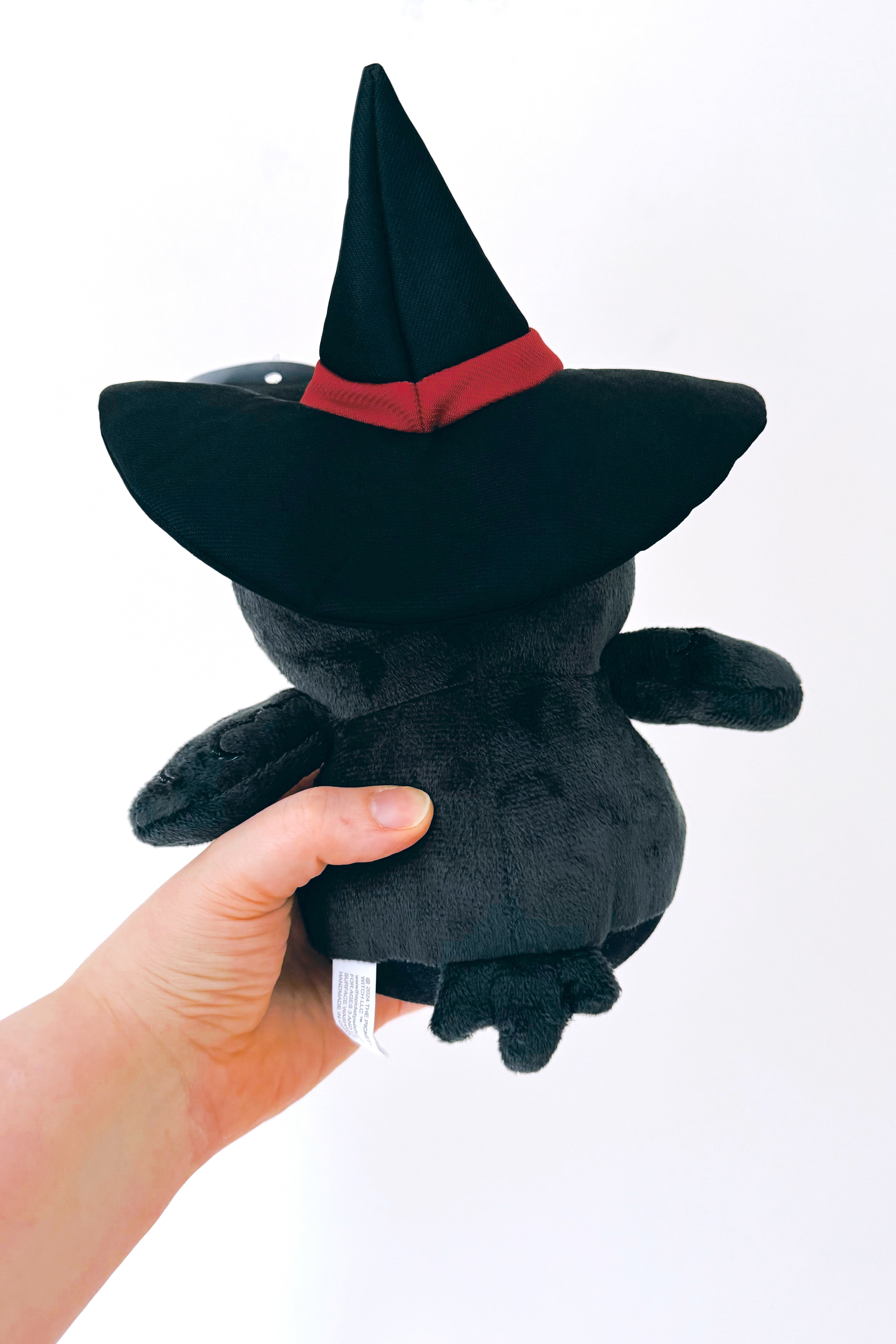 Ascrowdeus The Witchy Black Crow Plushie