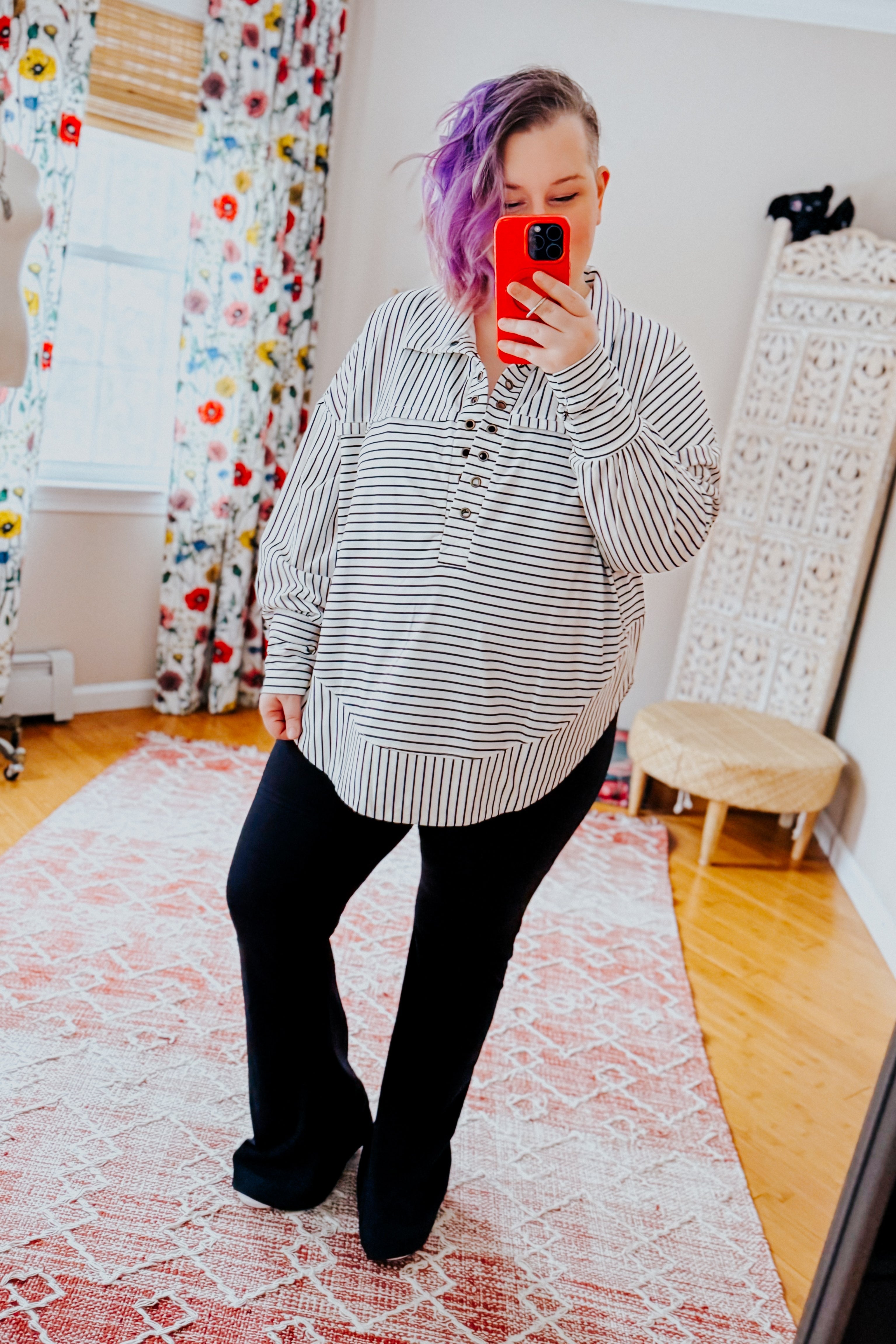 Striped Serendipity Pullover