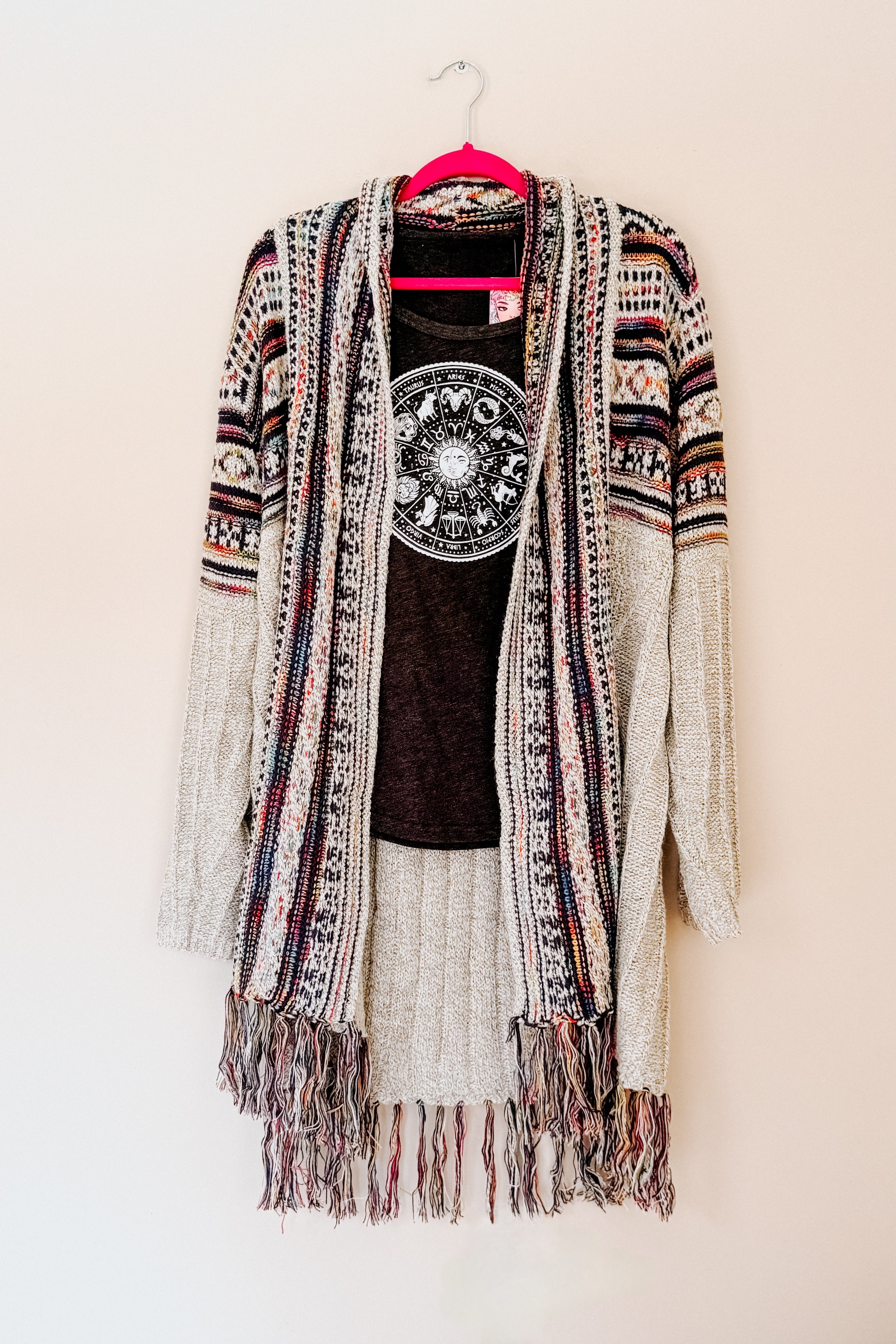 Oh So Lucky Fringe Cardigan