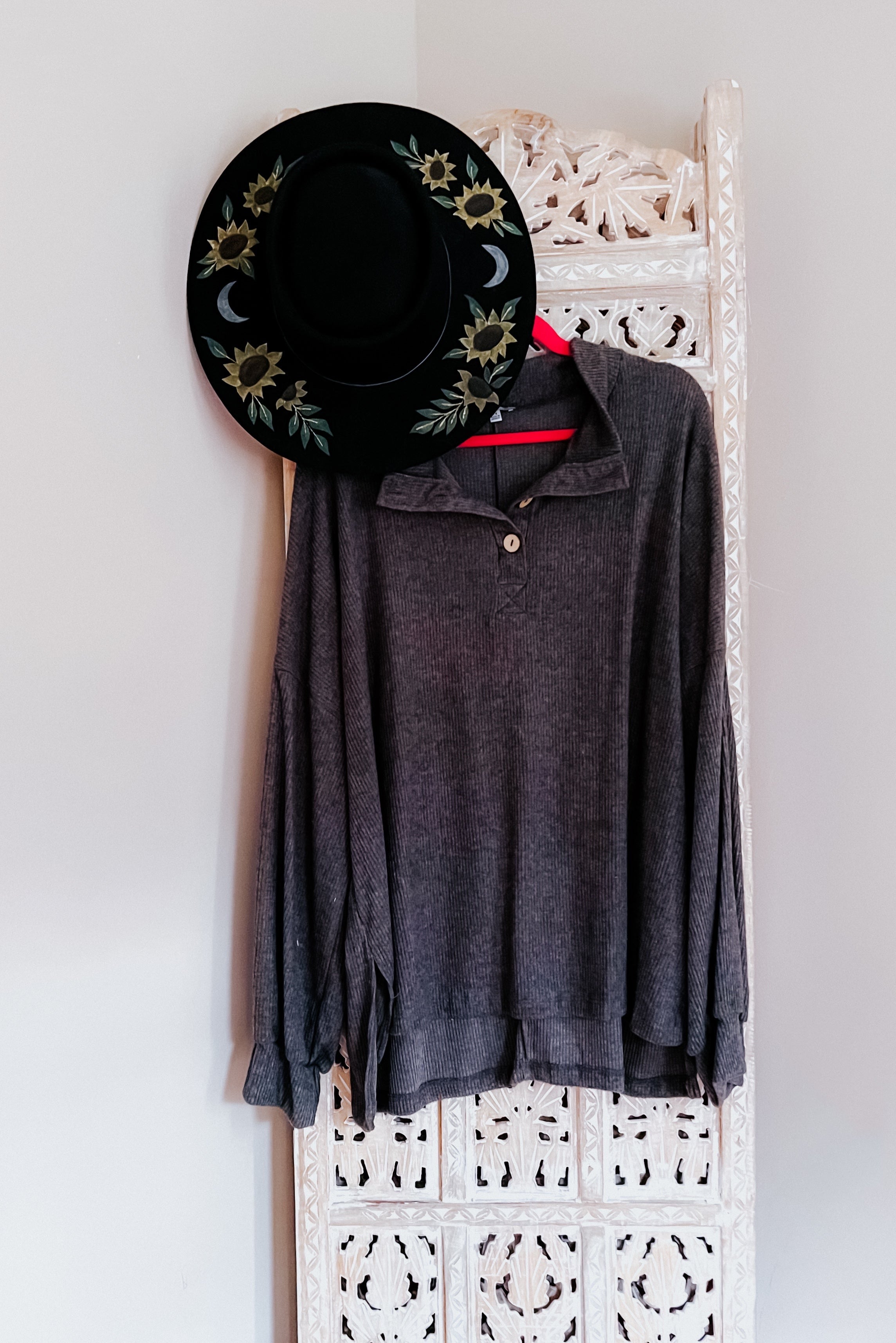 Cozy All Over Henley Top