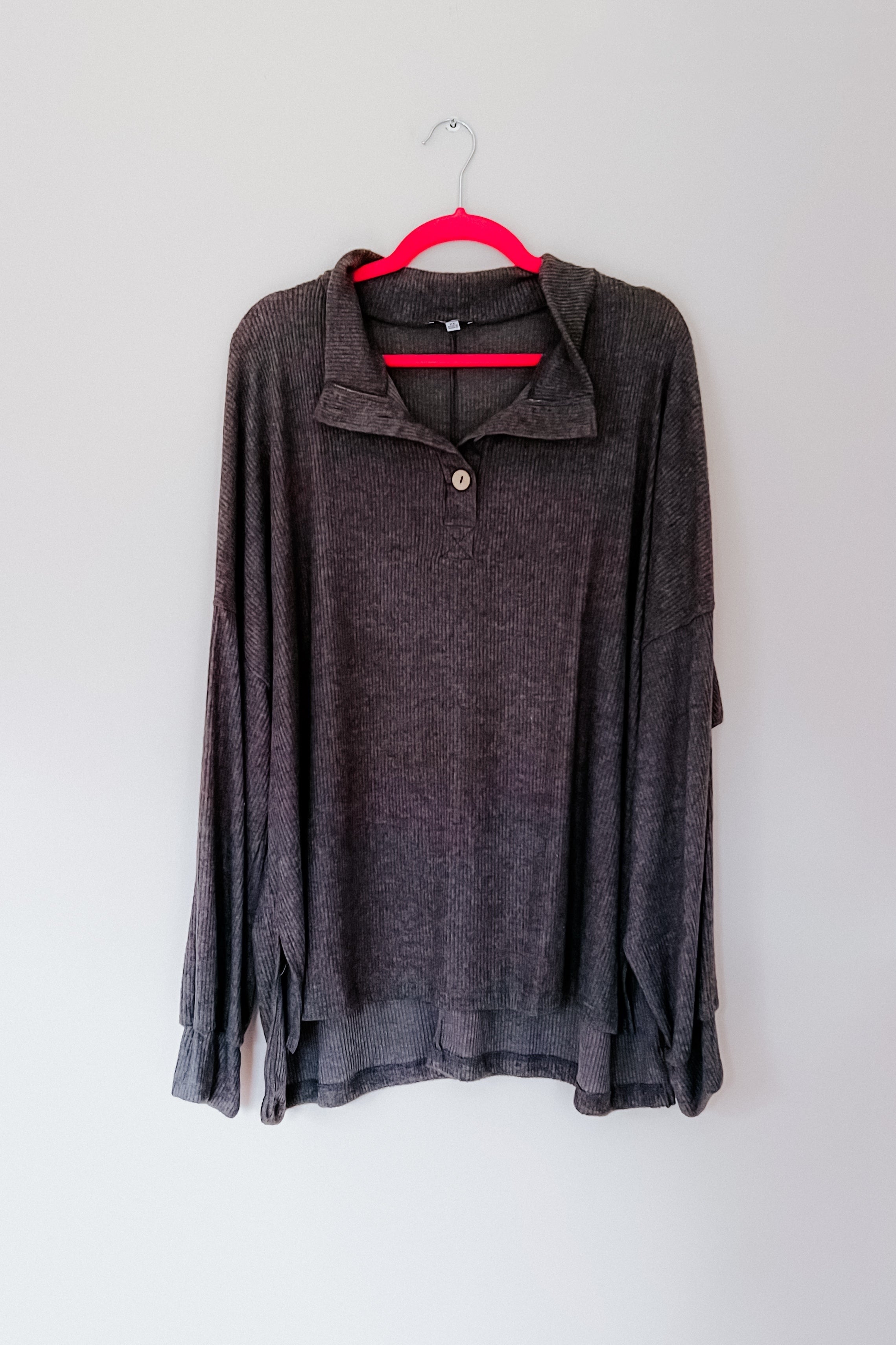 Cozy All Over Henley Top