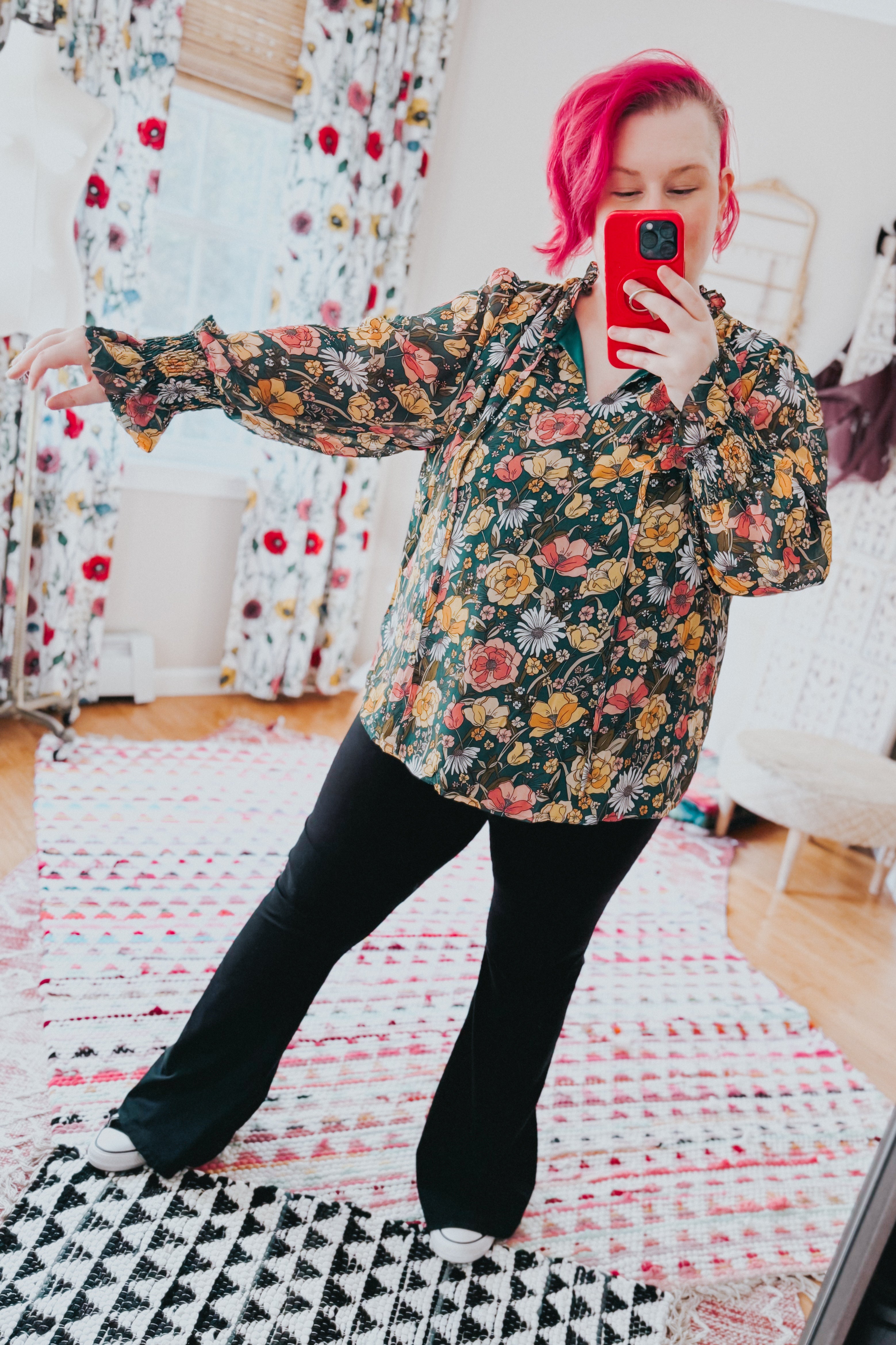 Ideal Ideas Floral Blouse