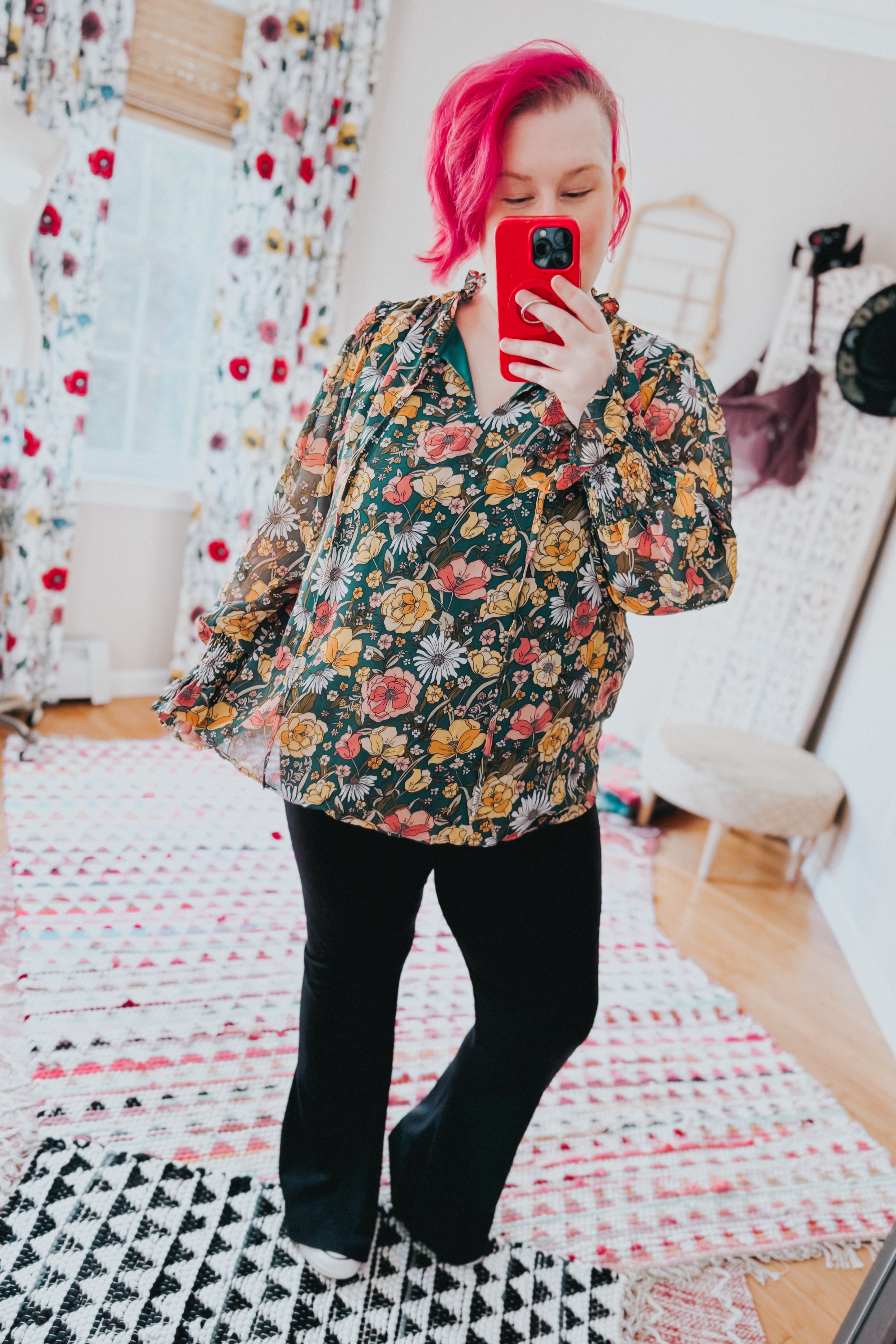 Ideal Ideas Floral Blouse