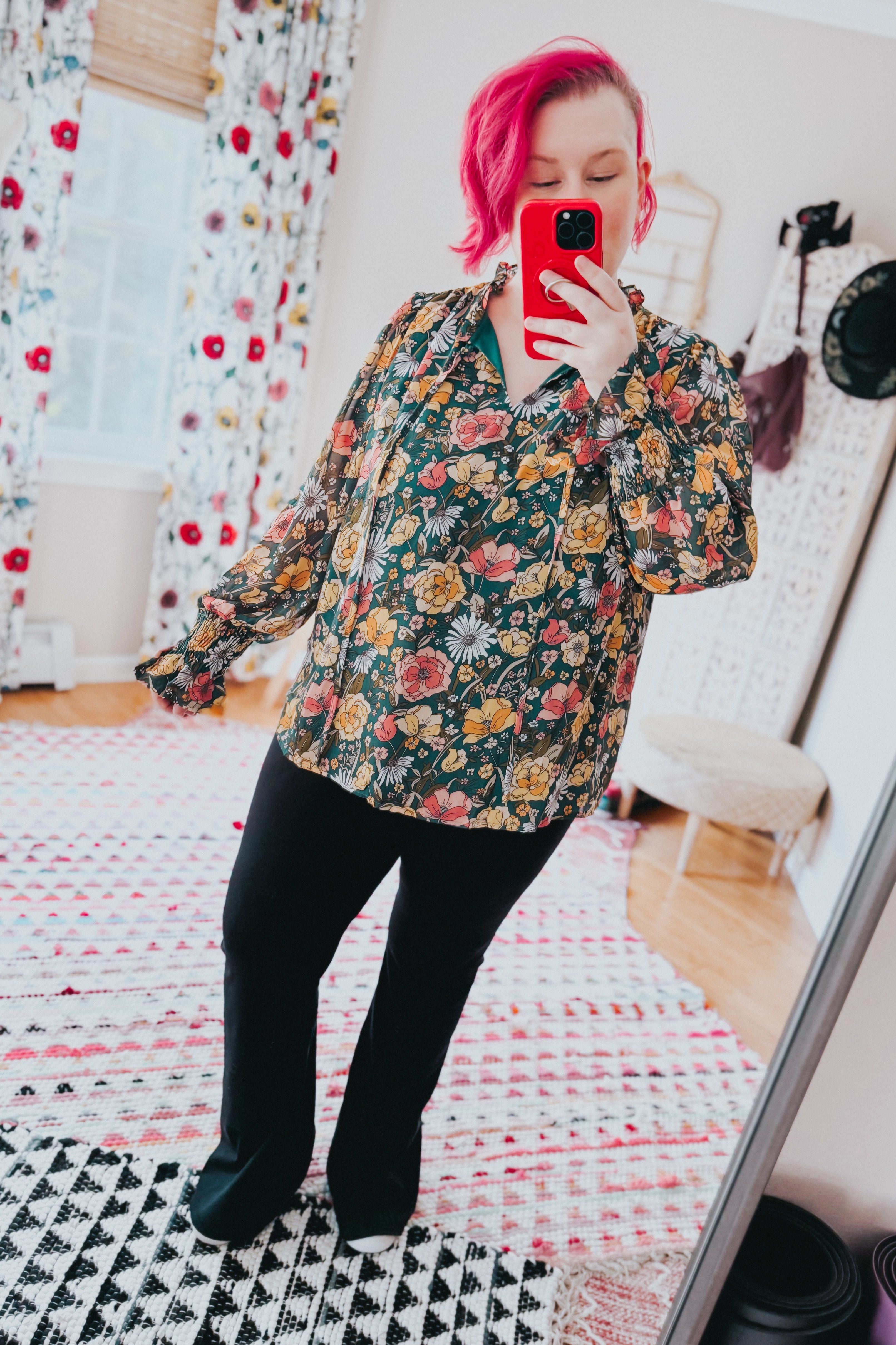 Ideal Ideas Floral Blouse