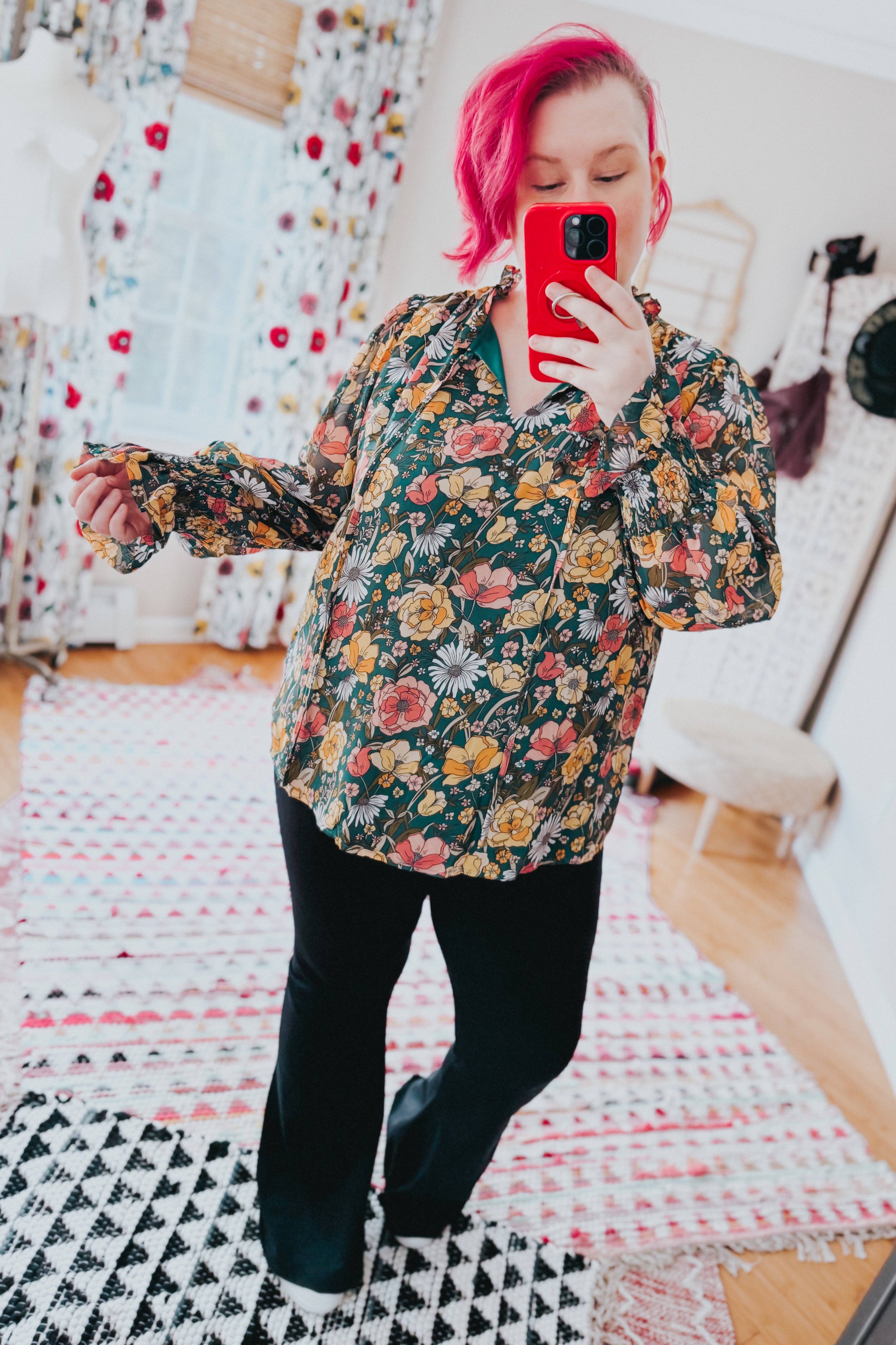 Ideal Ideas Floral Blouse