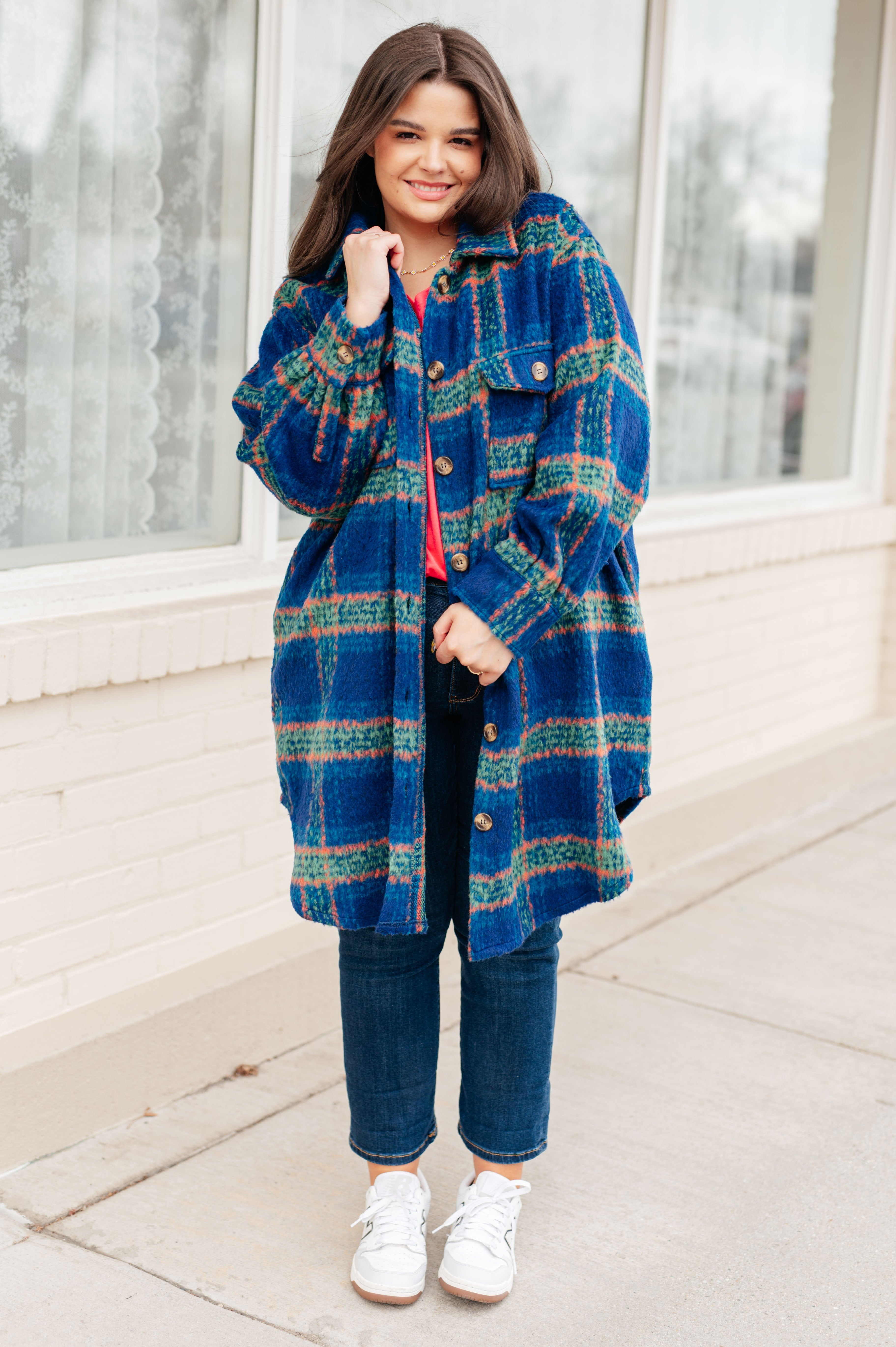 No Tears Plaid Coat