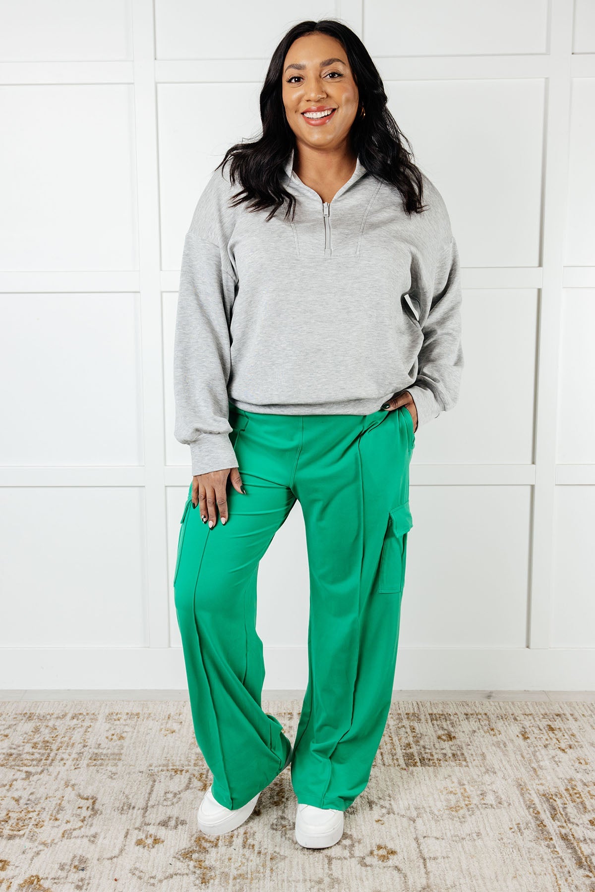 Race to Relax Cargo Pants • Emerald Green