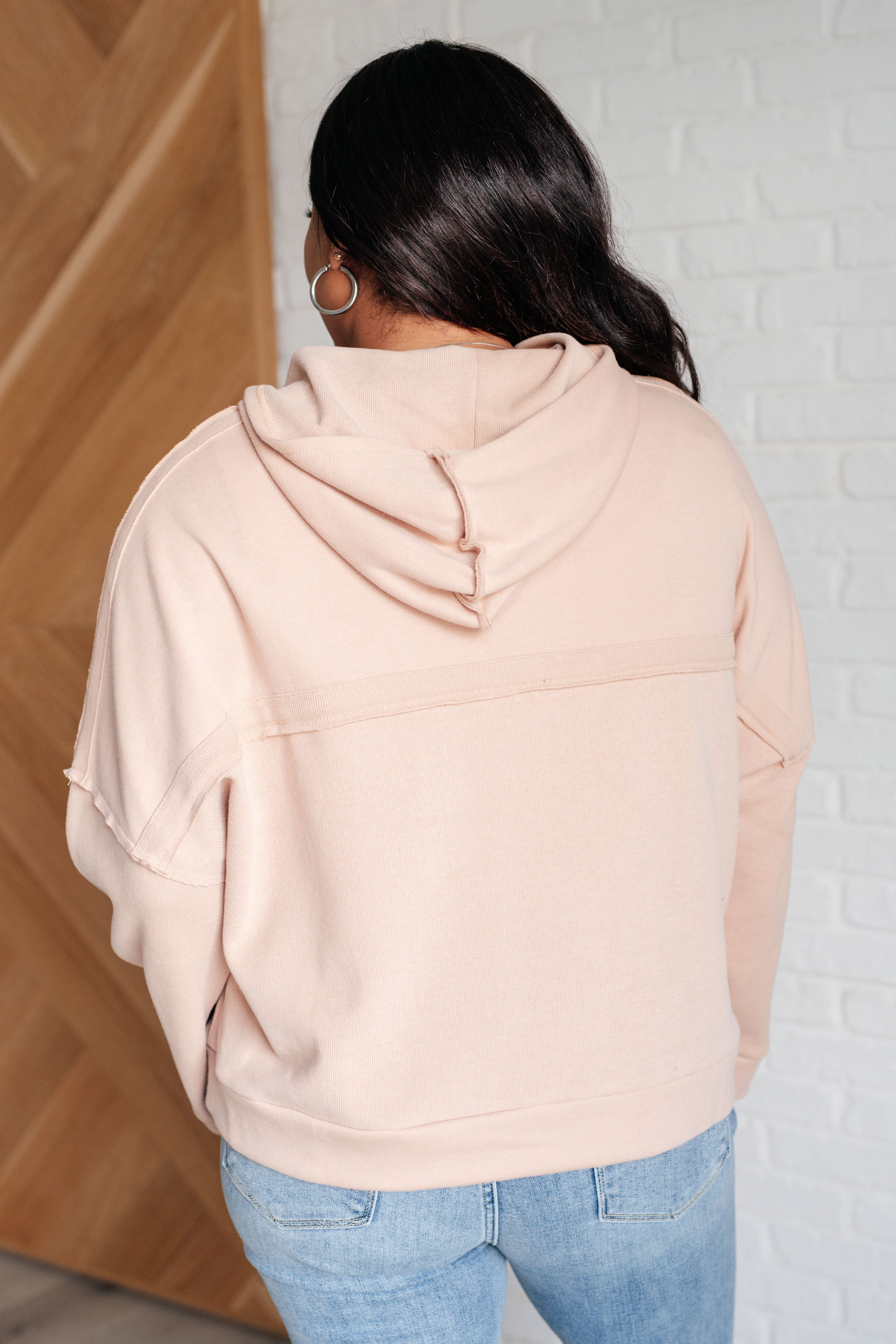 Throwback Heartthrob Hoodie • Beige