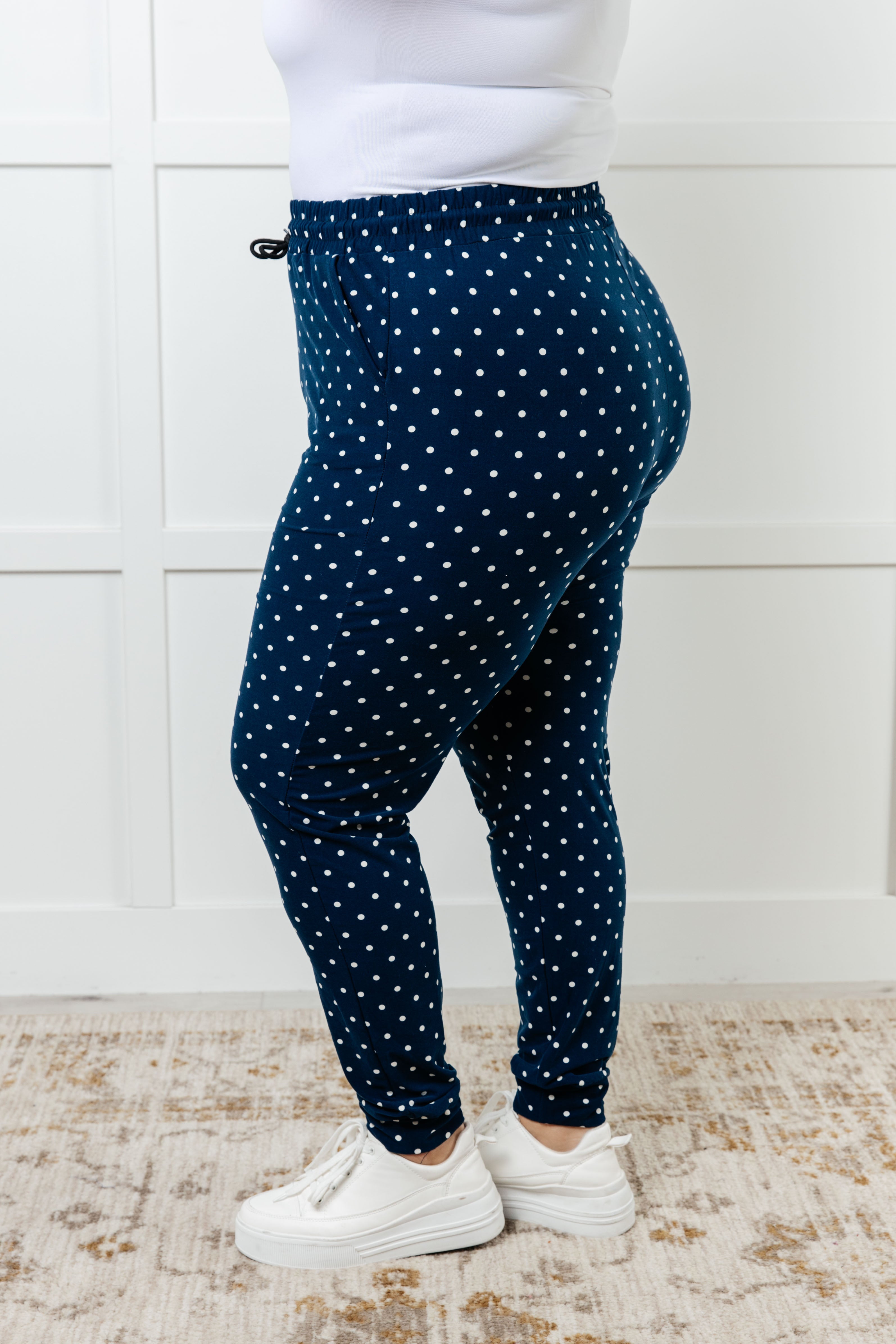 Your New Favorite Joggers • White Polka Dot