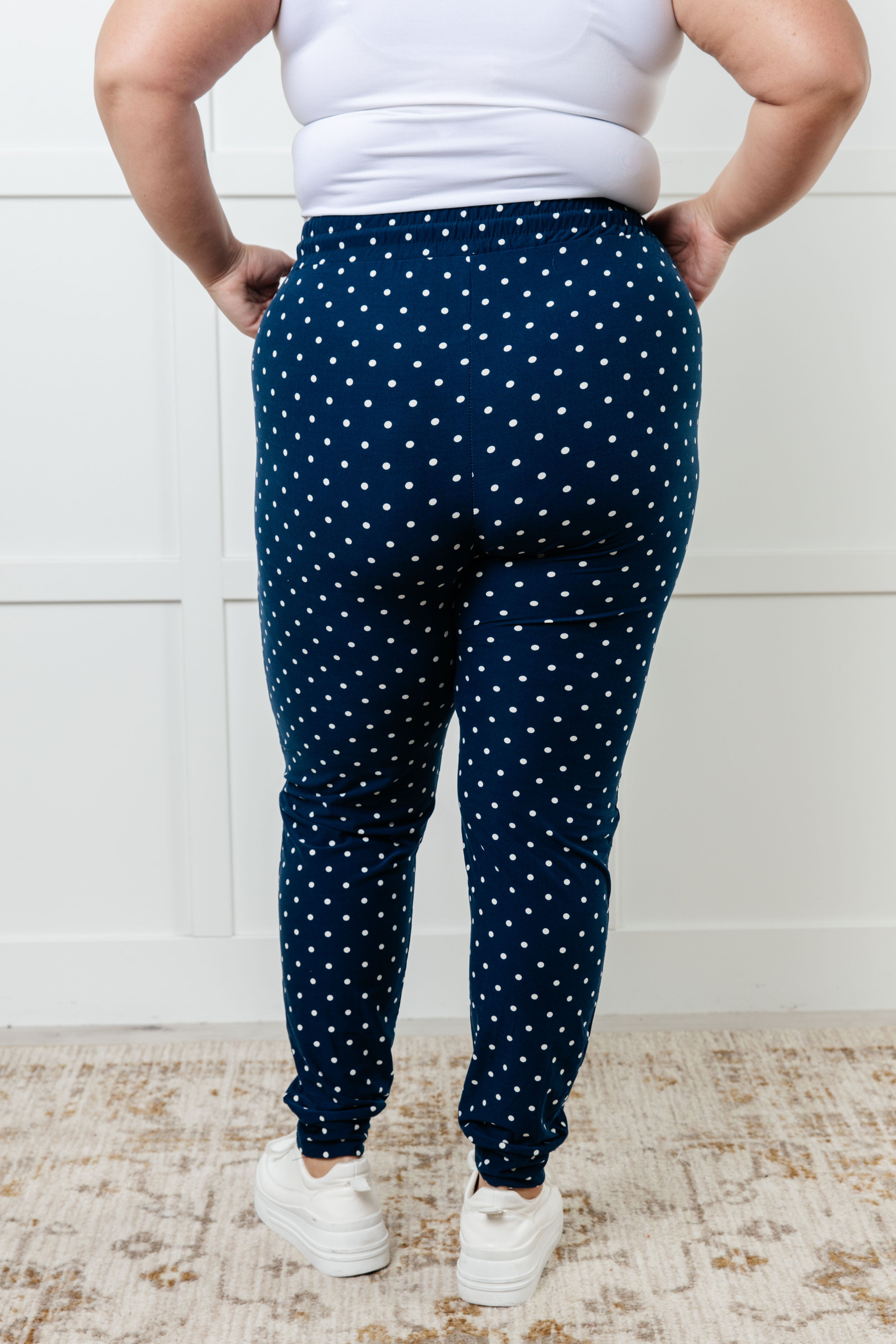 Your New Favorite Joggers • White Polka Dot