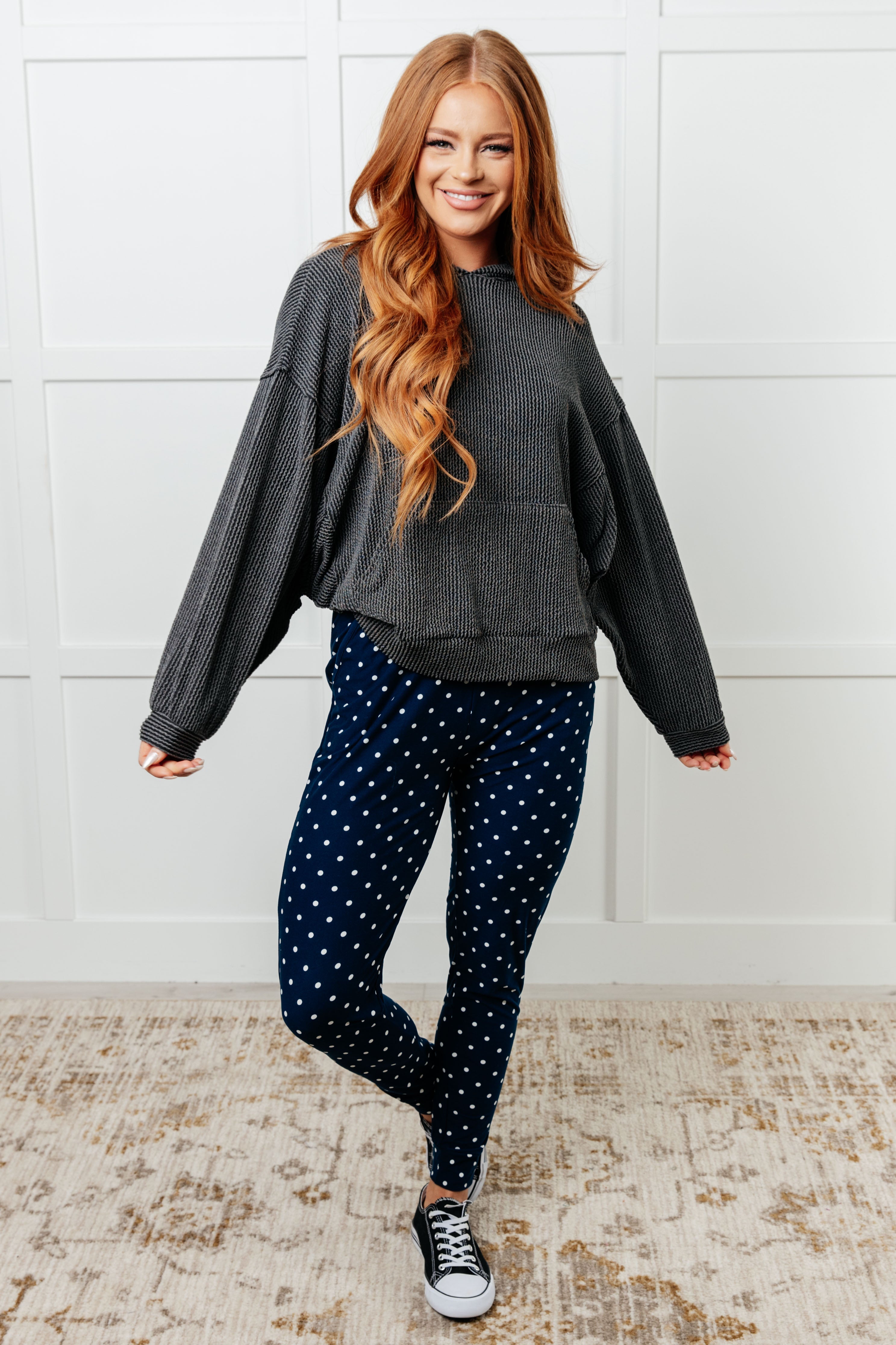 Your New Favorite Joggers • White Polka Dot