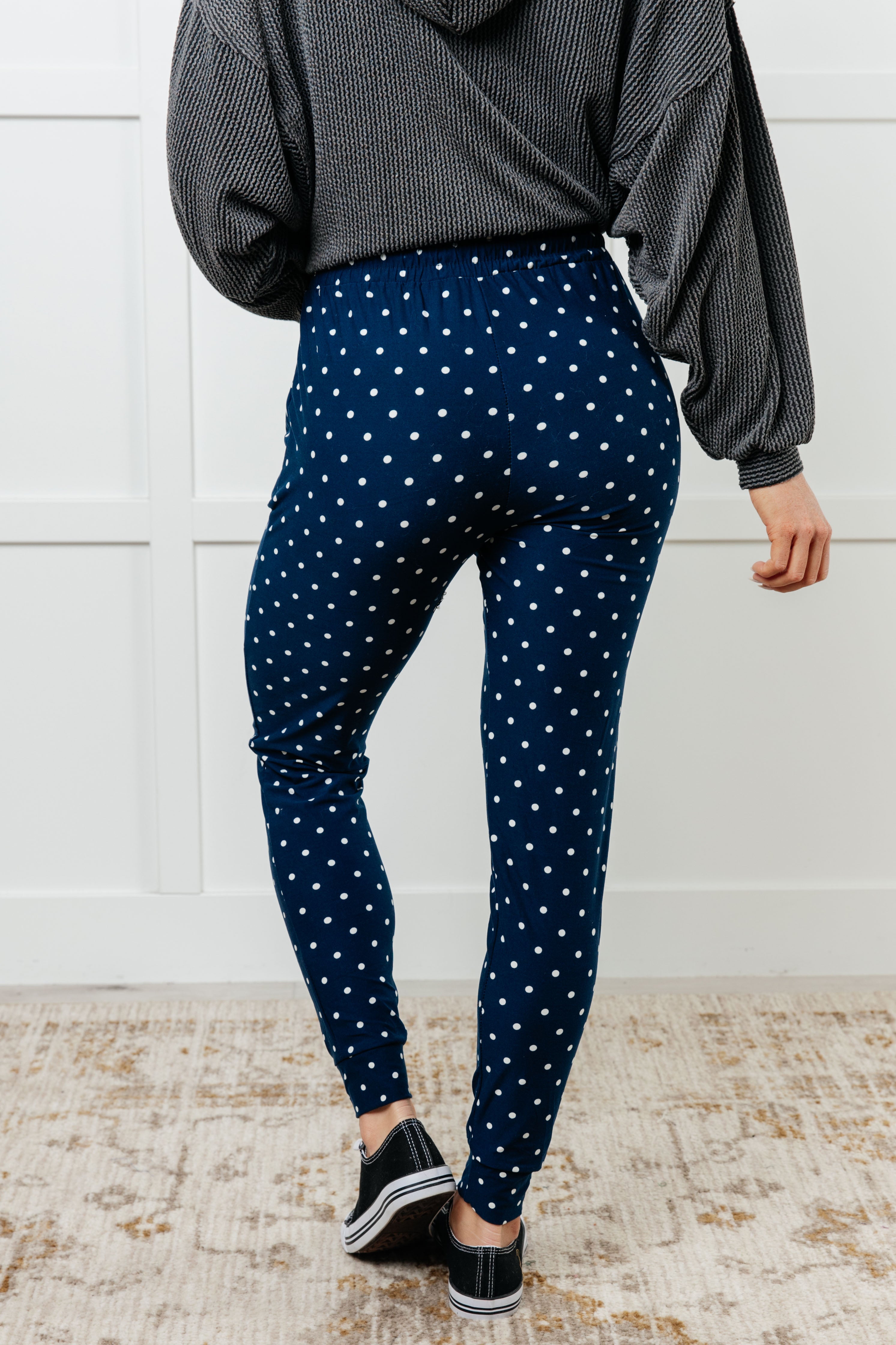 Your New Favorite Joggers • White Polka Dot