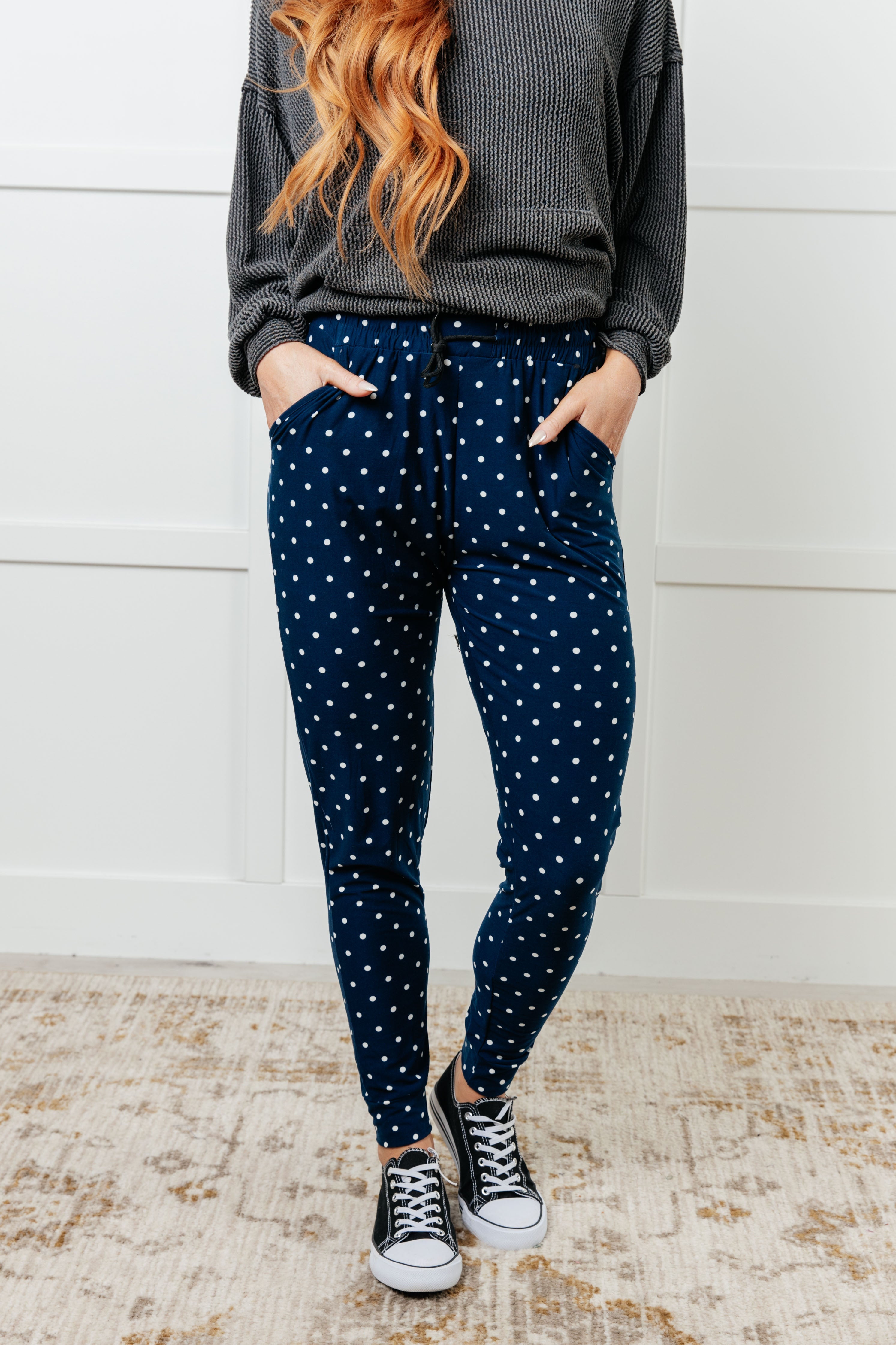 Your New Favorite Joggers • White Polka Dot