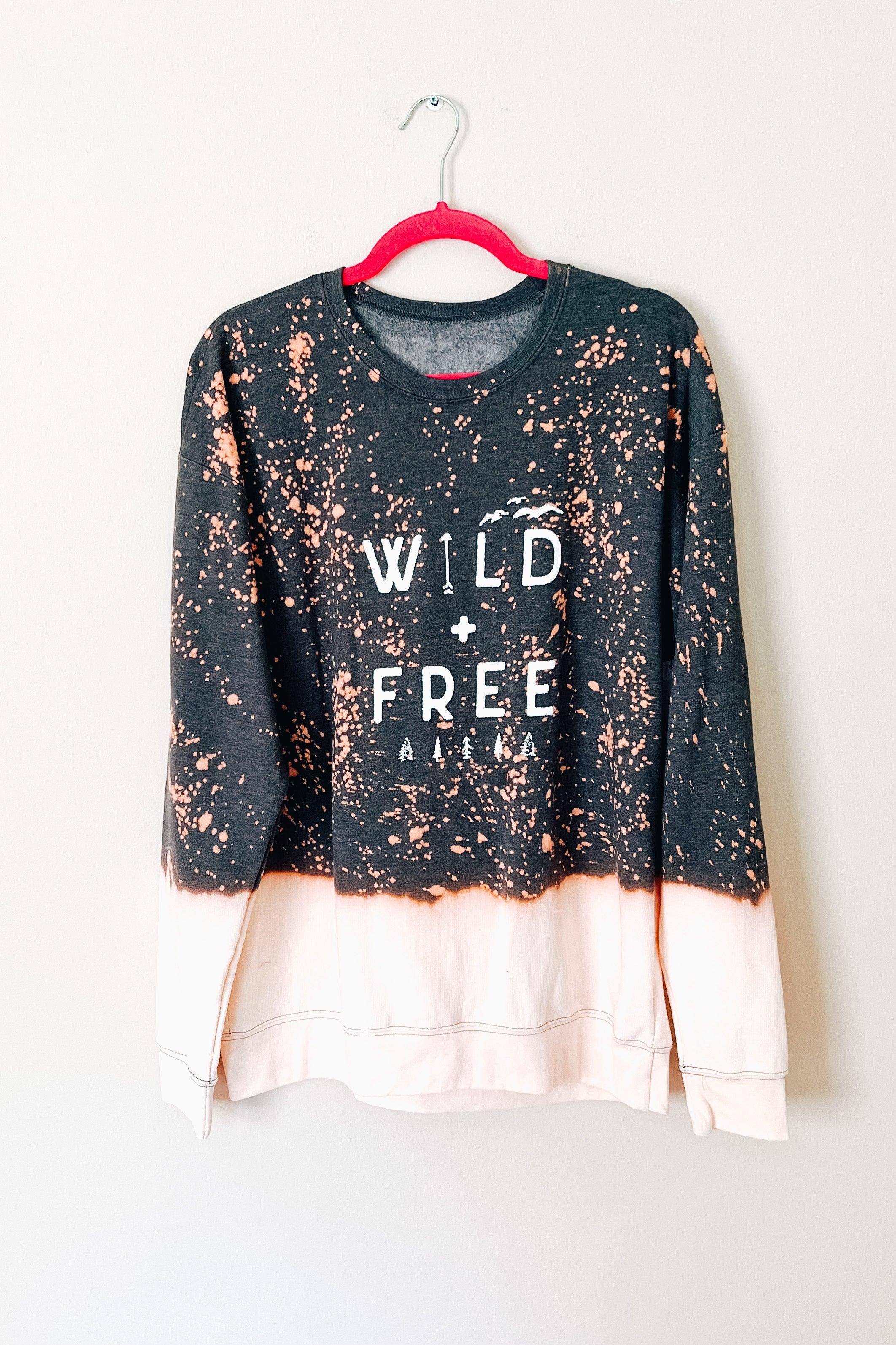 Wild Free Bleached Sweatshirt