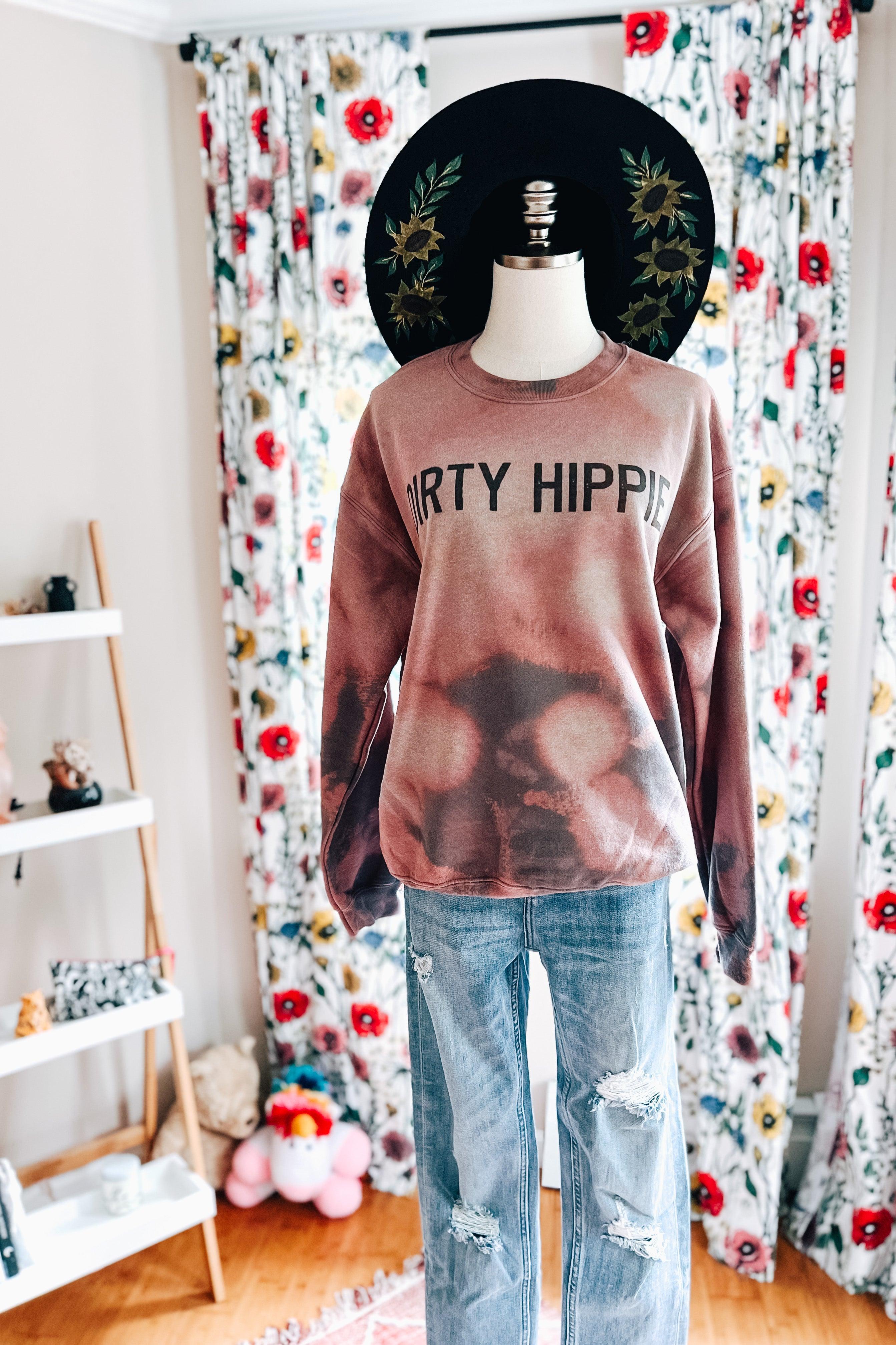 Dirty hippie sweatshirt online