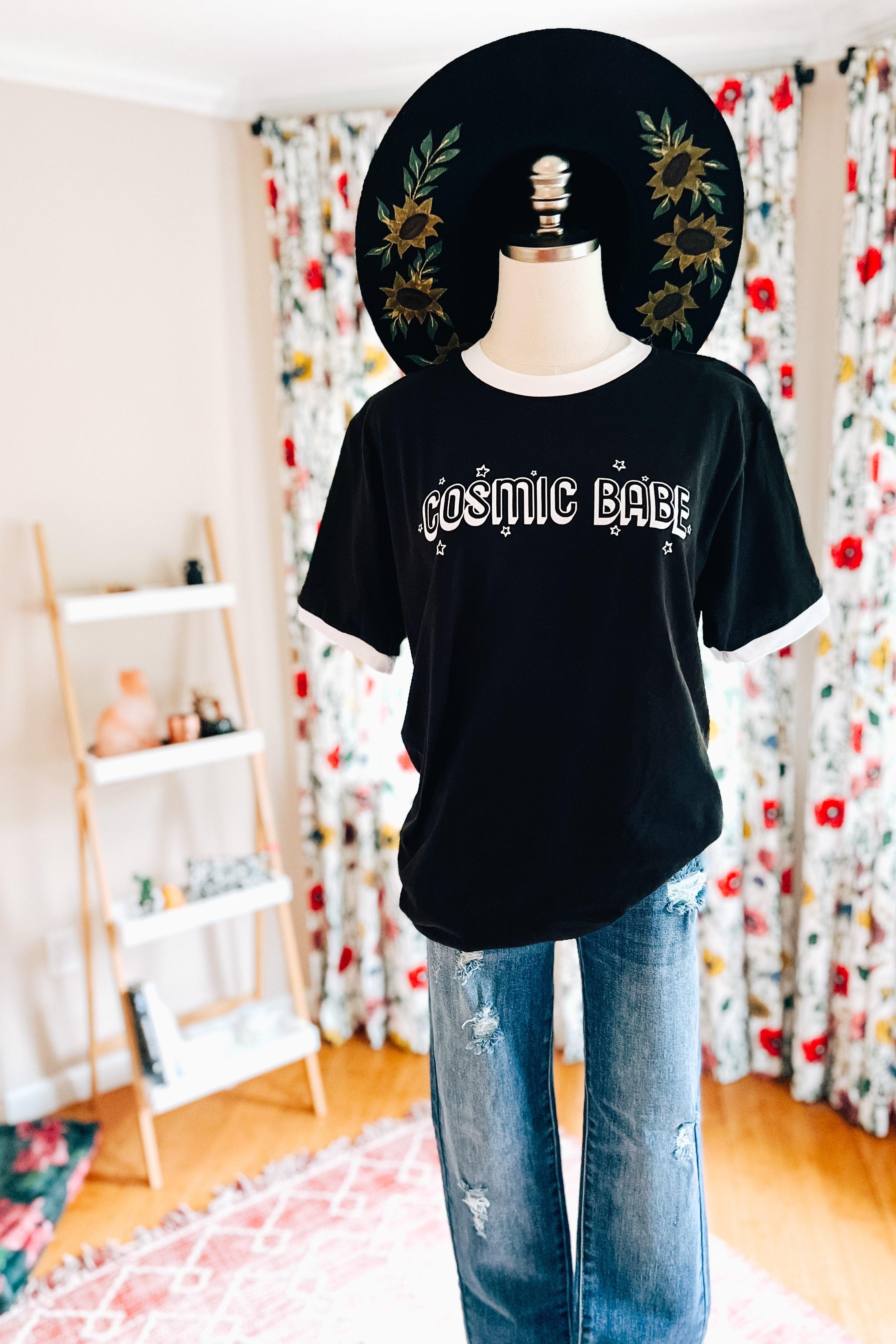 Cosmic Babe Tee - Atomic Wildflower