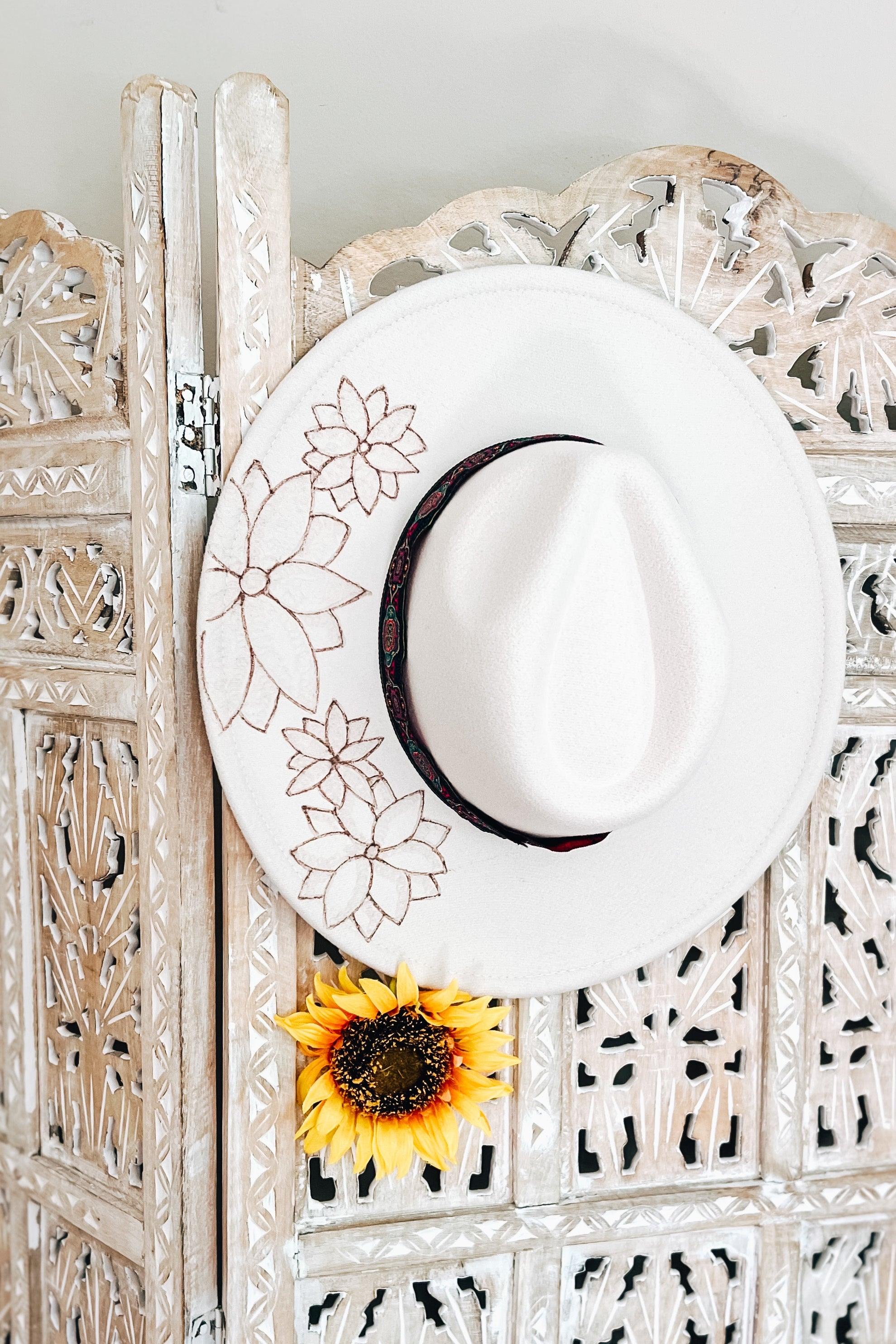 Wide Brim Sunflower Hat